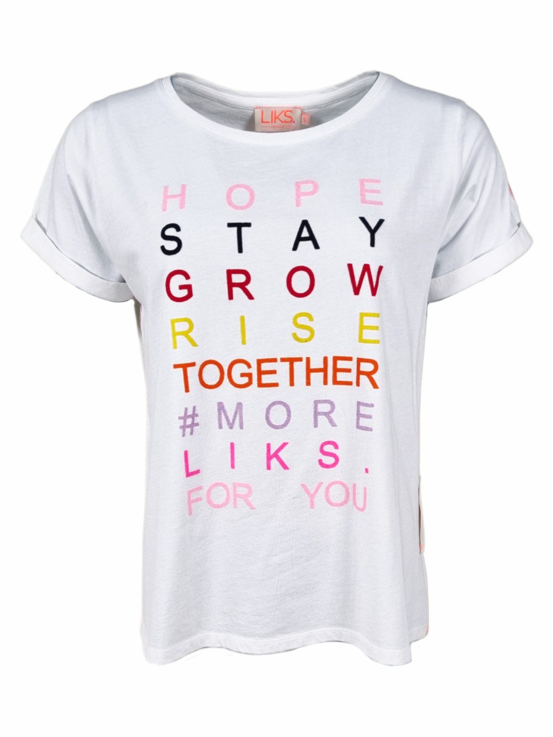 LIKS. Munich T-Shirt PamelaC mit Flockprint