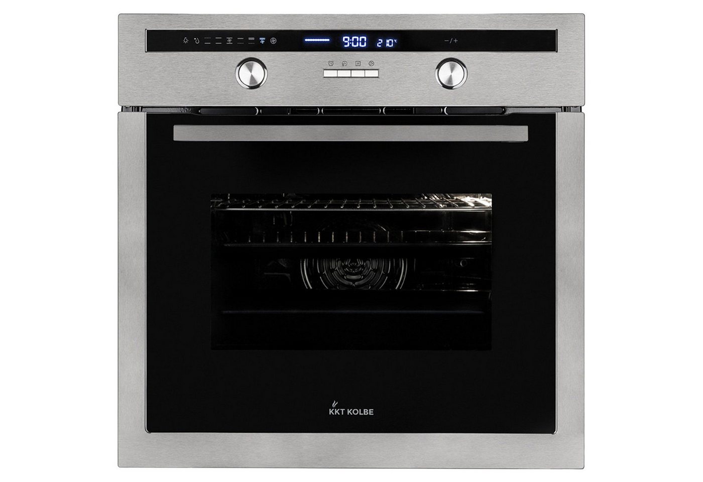 KKT KOLBE Einbaubackofen Backofen Elektroherd EB8013ED, mit 2-fach Teleskopauszug, DampfClean, Katalytische Platten, 60 cm / Einbauherd / Heißluft / Kochmulde / Katalyse