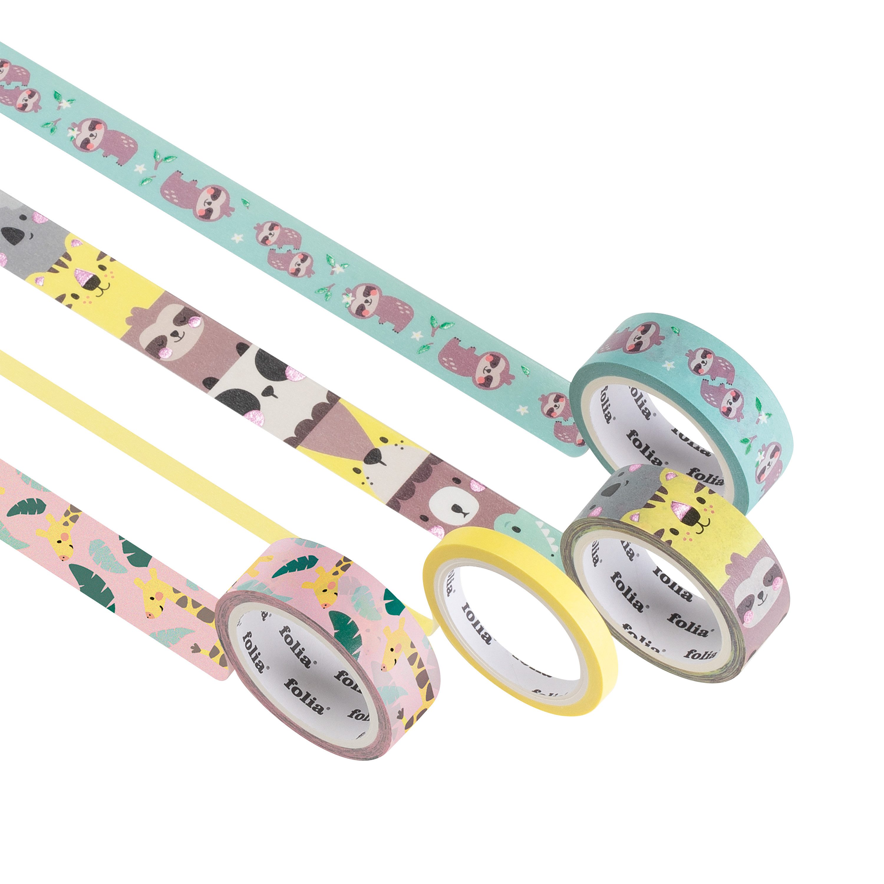 Folia Klebeband Washi Tape Set Hotfoil günstig online kaufen