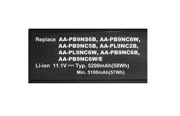 PowerSmart NSM028.815 Laptop-Akku Ersatz für SAMSUNG AA-PB9NC5B, AA-PB9NC6B, AA-PB9NC6W, AA-PB9NC6W/E, AA-PB9NS6B, AA-PL9NC2B, AA-PL9NC6W Li-Ion 5200 mAh (11,1 V)