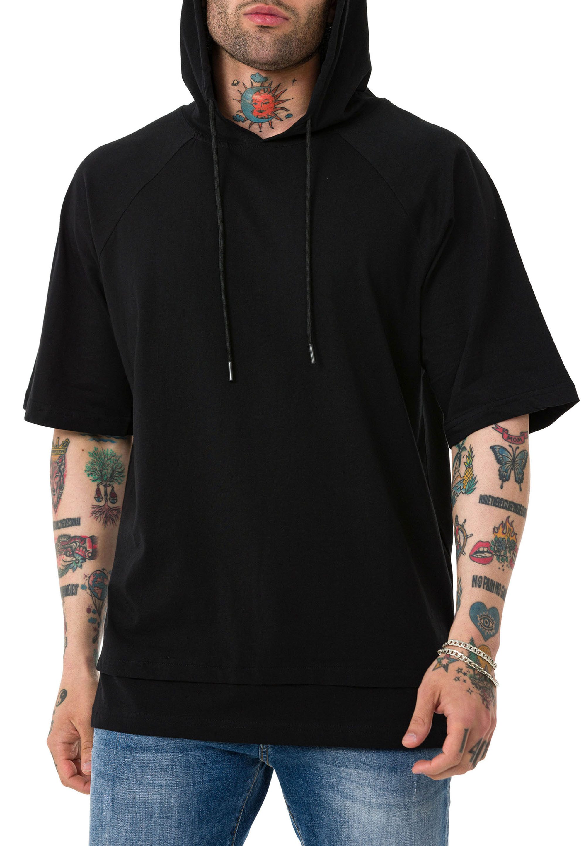 RedBridge T-Shirt mit Kapuze - Lässiges Oversized-Hoodie-Shirt günstig online kaufen