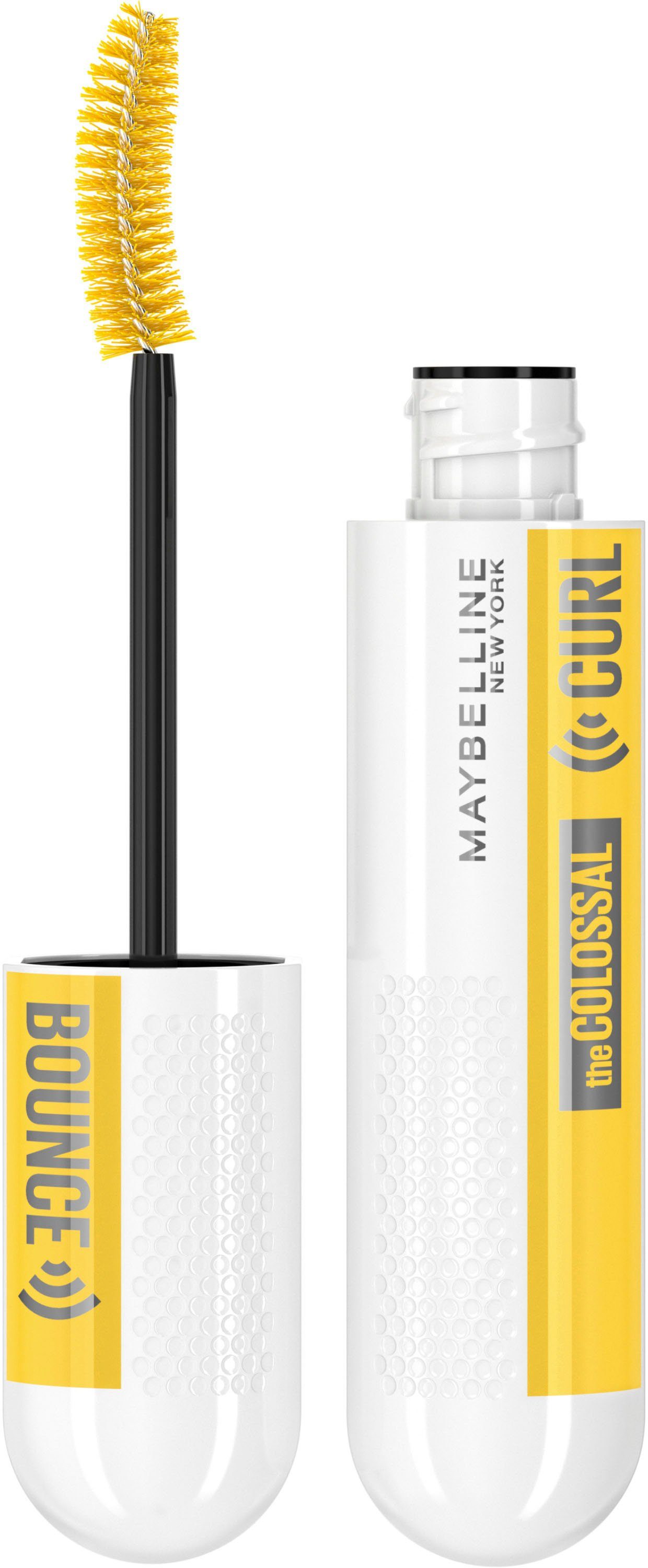 MAYBELLINE NEW YORK Mascara Colossal Curl Bounce, mit langem Halt