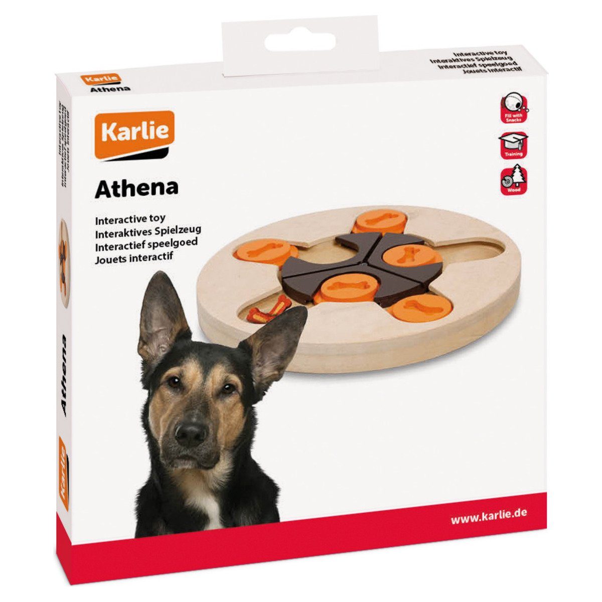 Karlie Tier-Intelligenzspielzeug Doggy Brain Train Athena