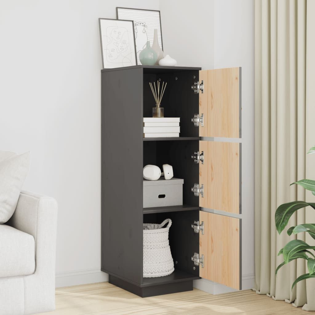 vidaXL Highboard Highboard Grau 34x40x108,5 cm günstig online kaufen