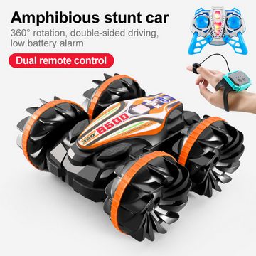 Gontence Spielzeug-Auto Ferngesteuertes Auto, Gestensensor, Wasserdichtes RC Stunt Car