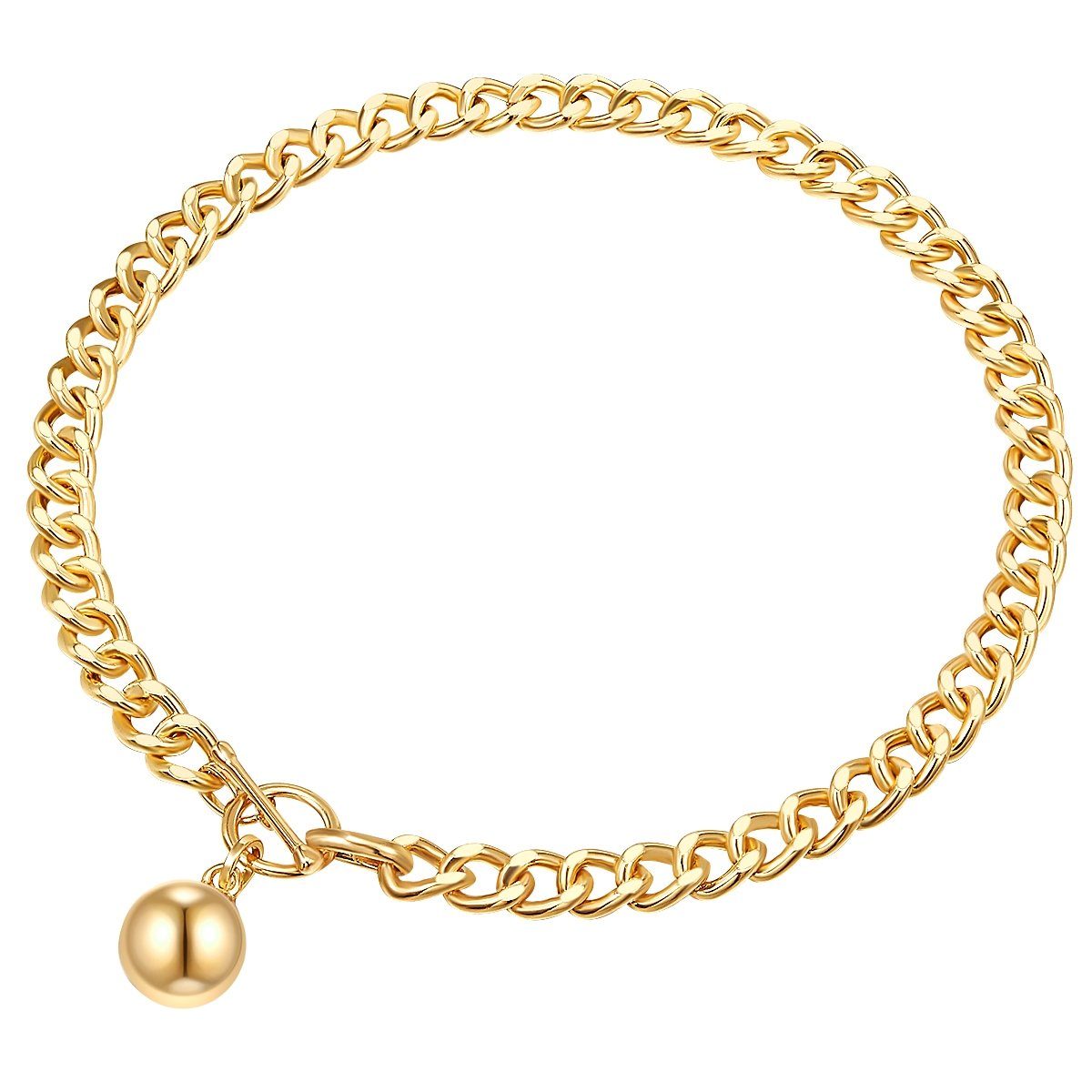 Lulu Kette gelbgold & Collier Jane