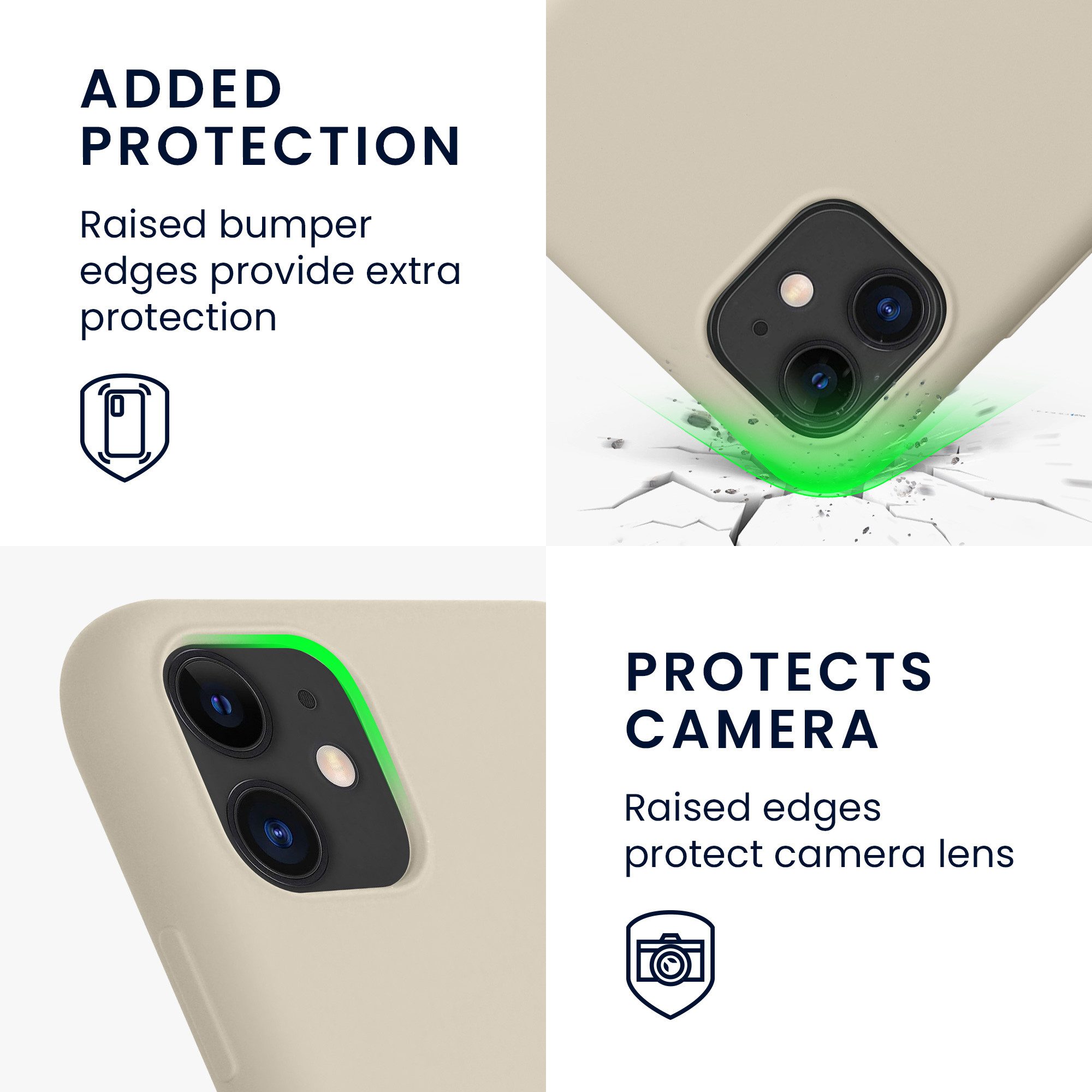 kwmobile Handyhülle Slim Case für Apple iPhone 11, Hülle Silikon Handy - Handyhülle gummiert