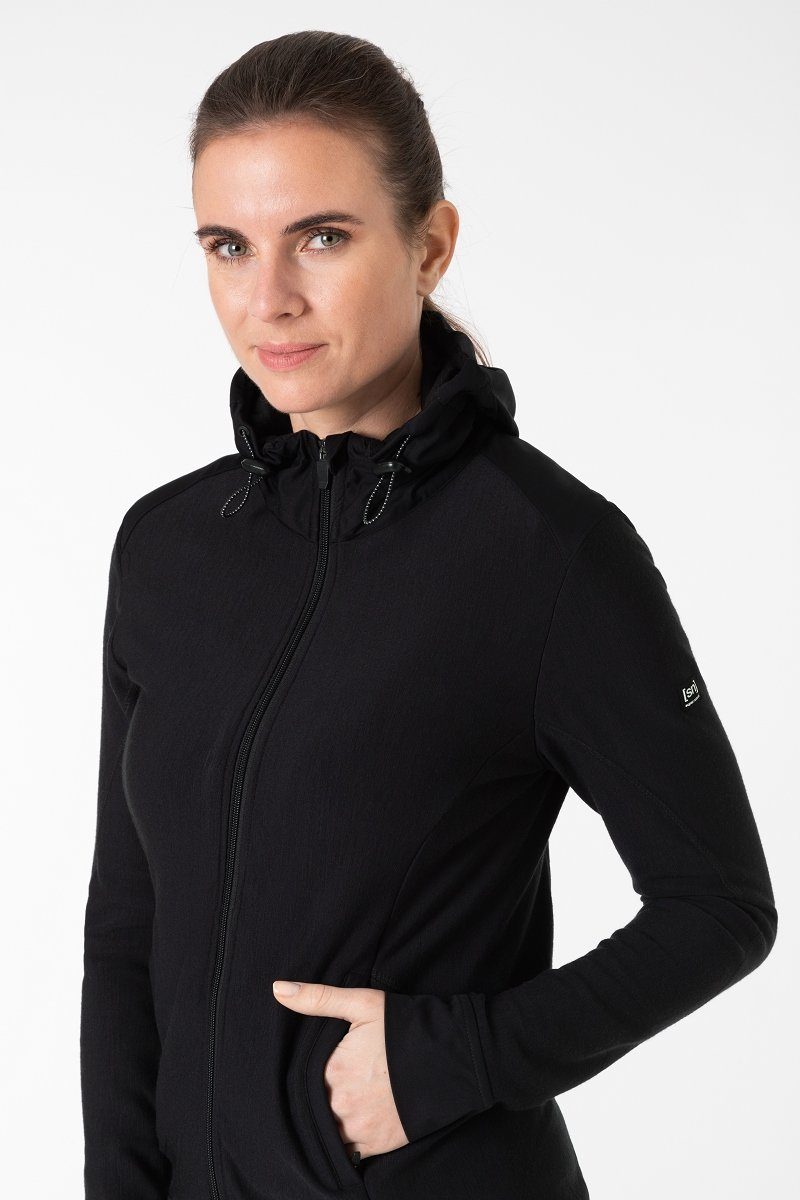 SUPER.NATURAL Sweatjacke Merino Sweatjacke W ADVENTURE HOODED atmungsativer günstig online kaufen