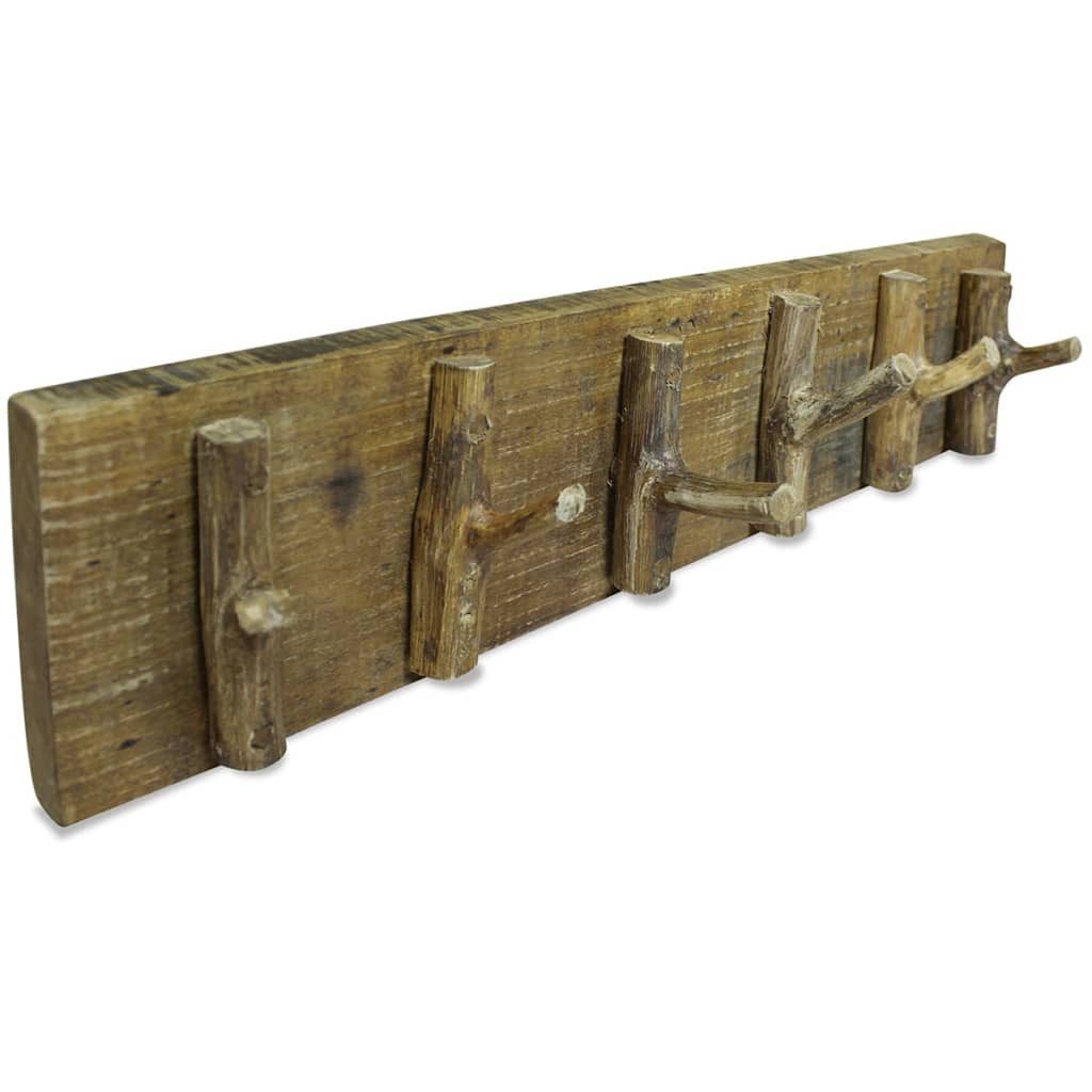 furnicato Garderobe Garderobenleiste Gemischtes Altholz 60x15 cm (1 St)
