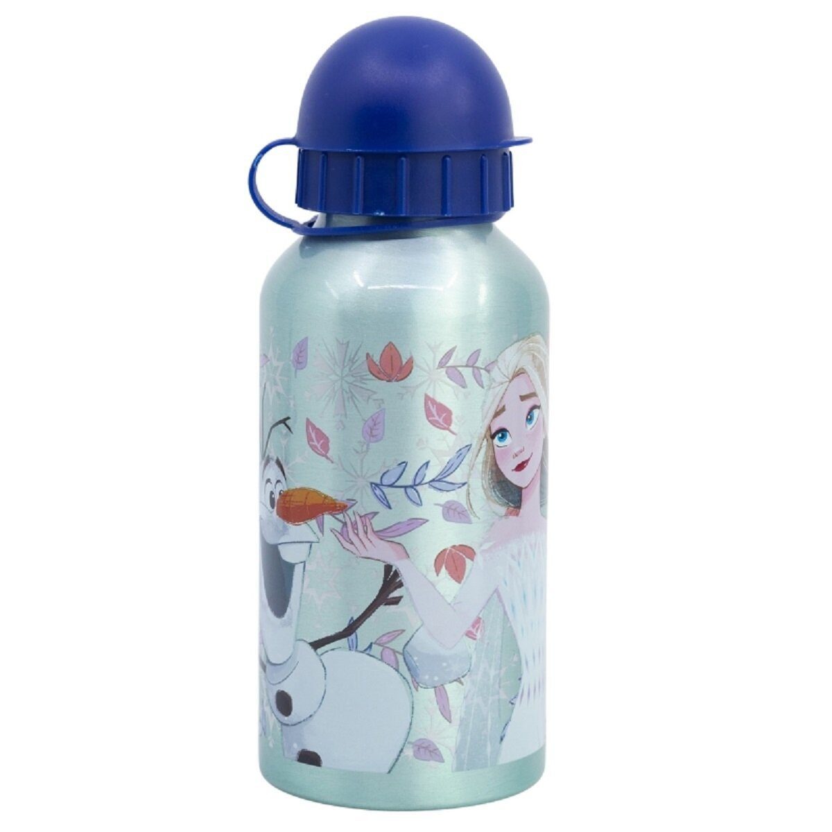 Disney Trinkflasche Disney Frozen Trinkflasche Aluminium, 400ml, mit Sicherheitsverschluss