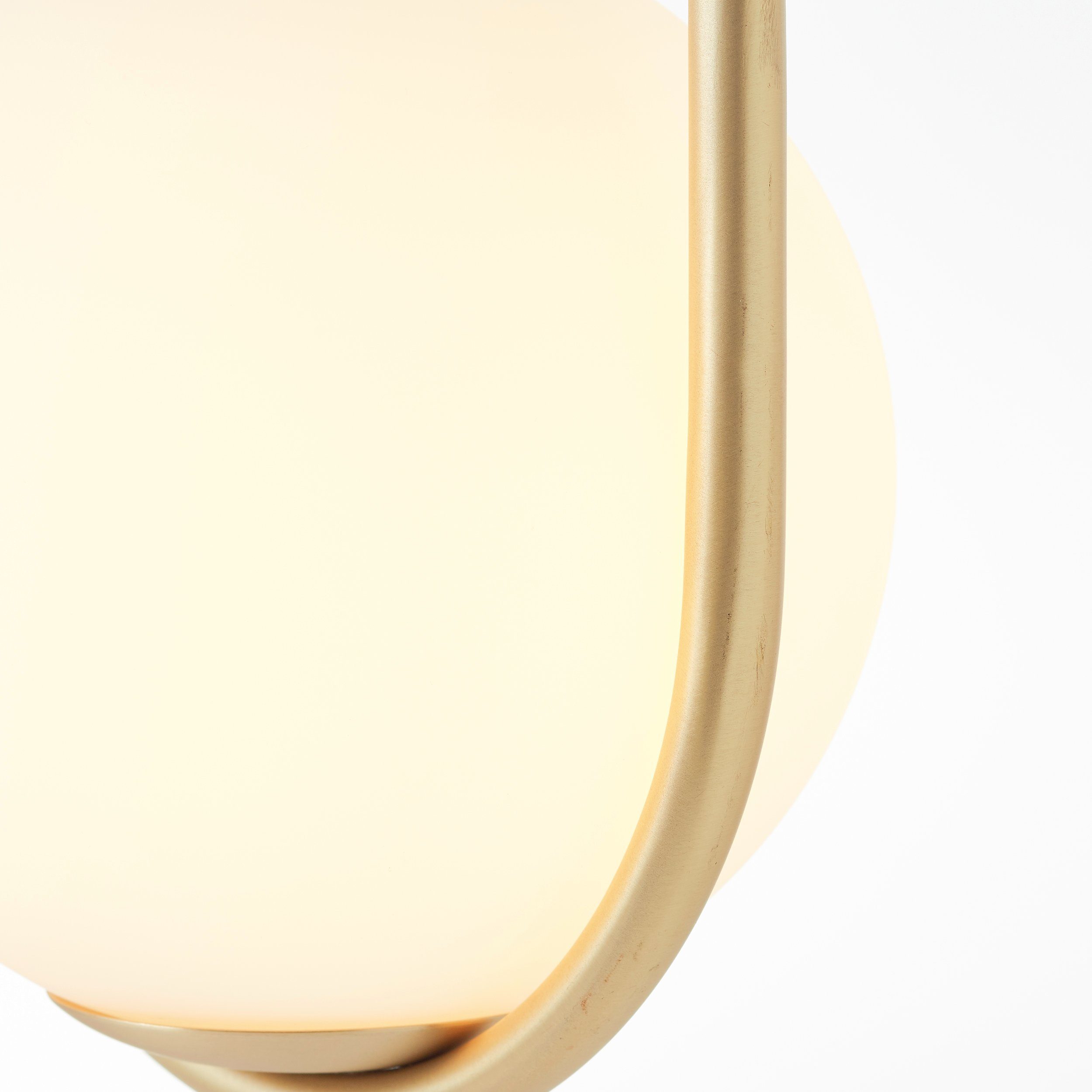glamouröse 107 E14, Opalglas, cm, Lightbox weiß/goldfarben Hängeleuchten, Pendelleuchte, x ohne Leuchtmittel, 120