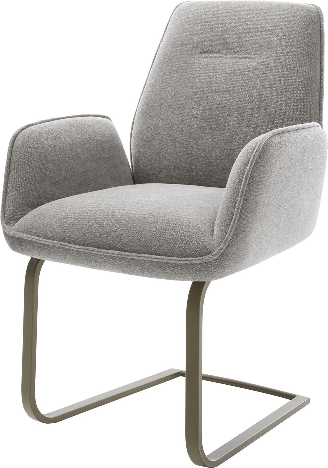 DELIFE Polsterstuhl Zoa-Flex, Freischwinger flach Effektfinish günstig online kaufen