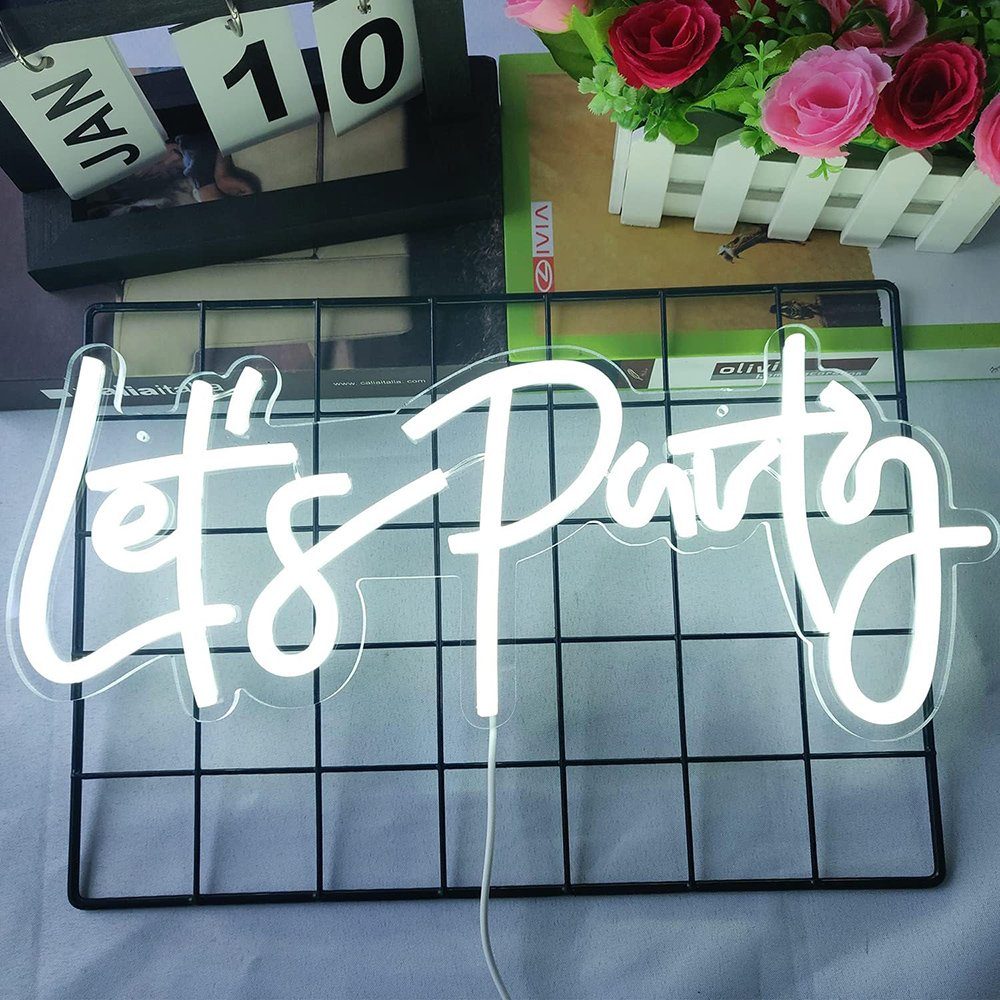Sunicol LED Dekolicht Let's Party Neonschild, günstig online kaufen