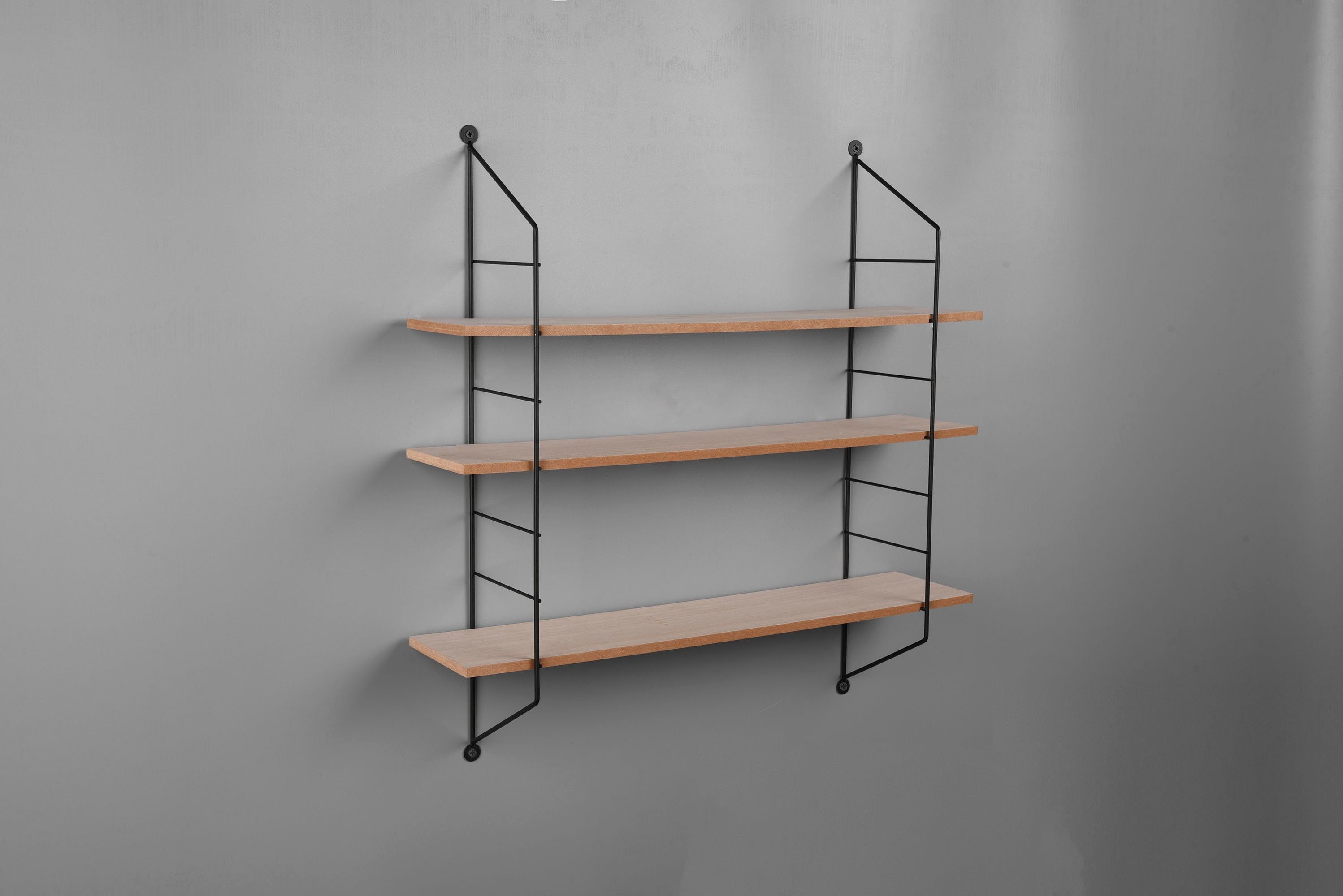 MIRRORS AND MORE Ablageregal Clara, 1-tlg., Kombination aus Holz und Metall