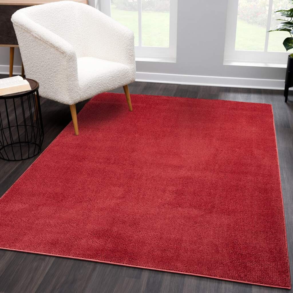 Teppich Softshine 2236, Carpet City, rechteckig, Höhe: 14 mm, Hochflor,  besonders weich, Uni-Farben