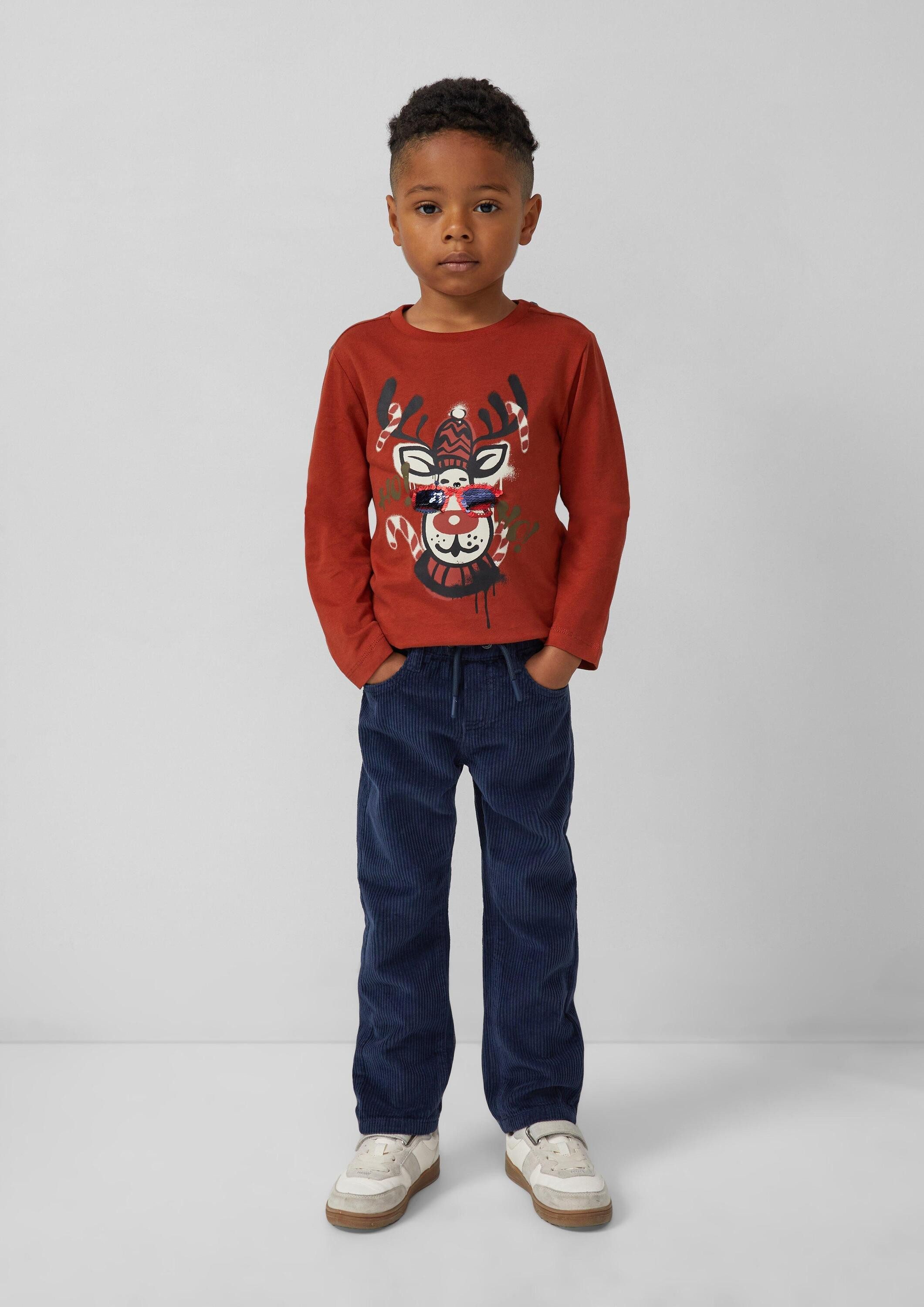 s.Oliver Chinos Hose PELLE Cordhose Pelle / Regular Fit / Mid Rise / Straight Leg / Elastikbund