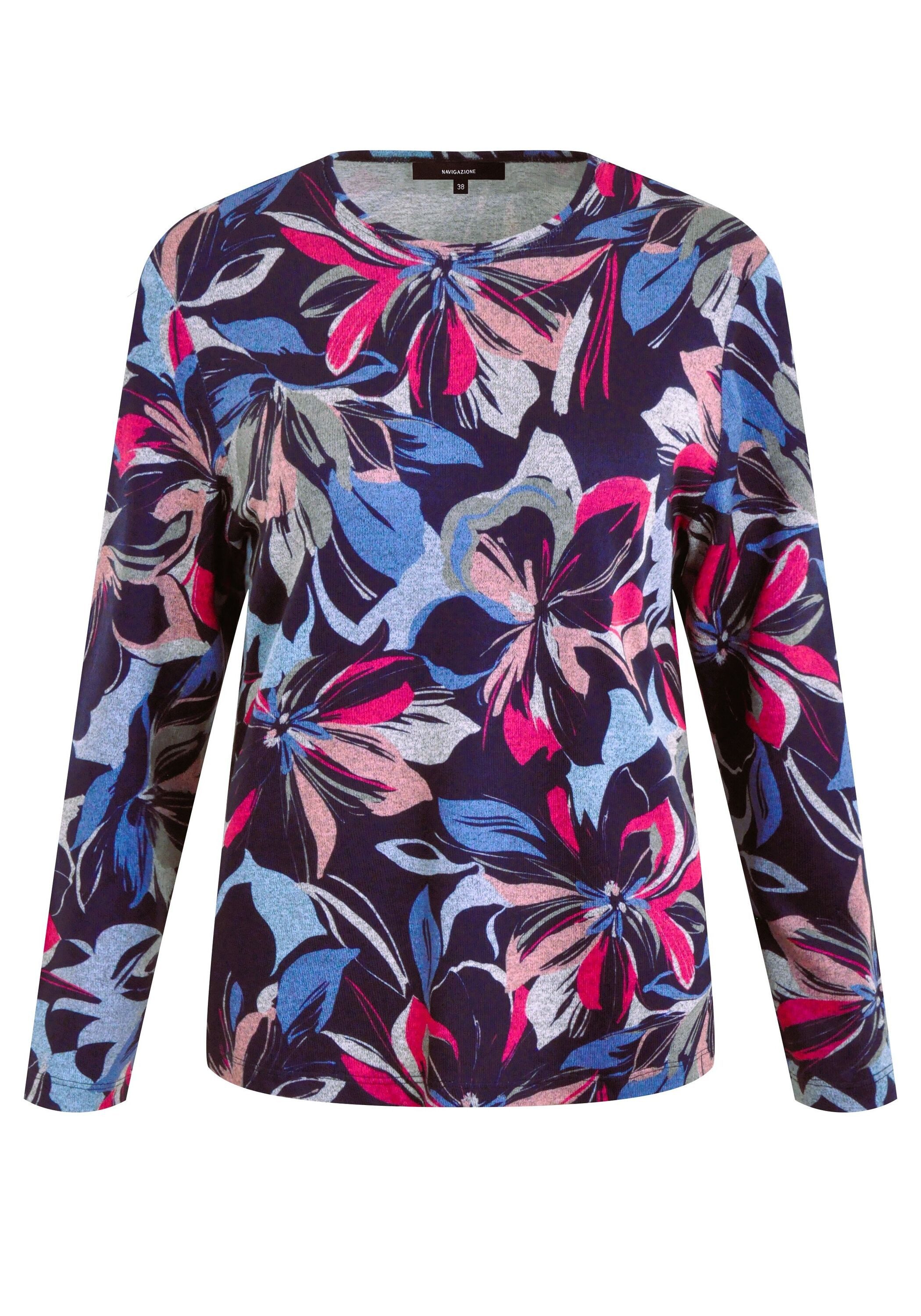 NAVIGAZIONE Print-Shirt (1-tlg) Flausch günstig online kaufen