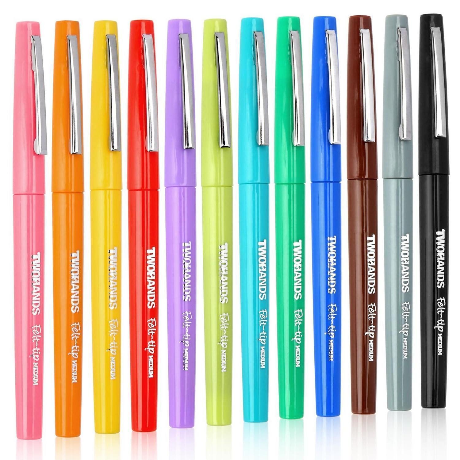 LuxusKollektion Fineliner Filzstifte Set 12 Farben Fineliner 0,7mm