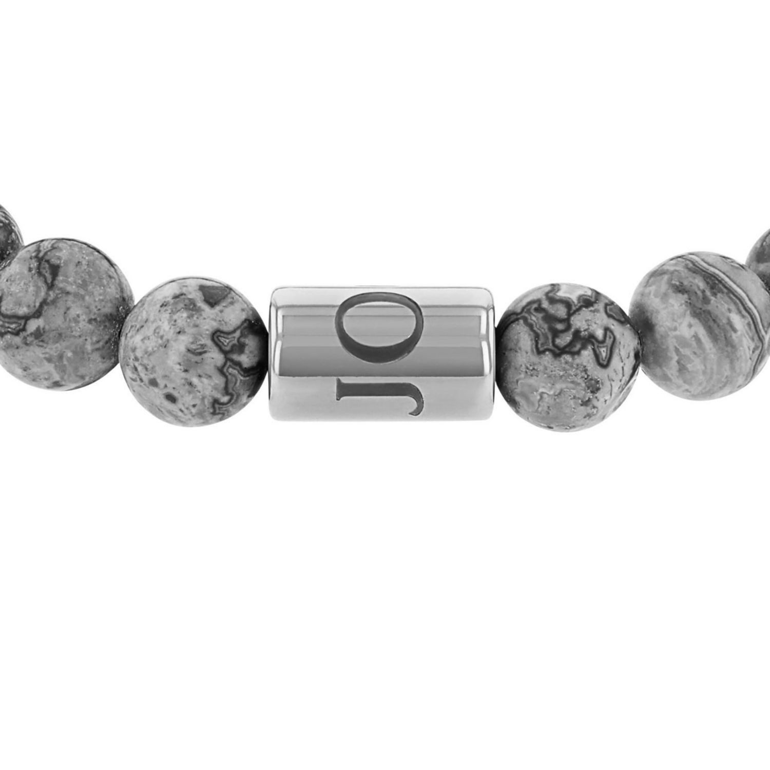 JOOP! Armband JOOP! Armband für Herren, Edelstahl, Achat, Jaspis (Bead Armband, 1-tlg)