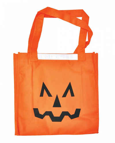 Horror-Shop Dekoobjekt Halloween Kürbis Tasche für Süßwaren