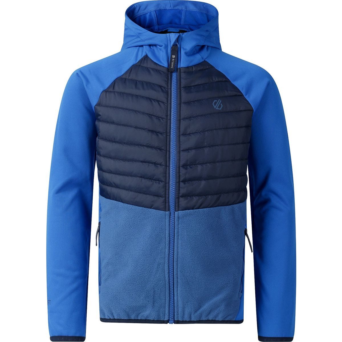 Dare2b Softshelljacke Kd Switch Out Hybrid Leichte, warme und wasserabweisende Kinderjacke mit recycelter