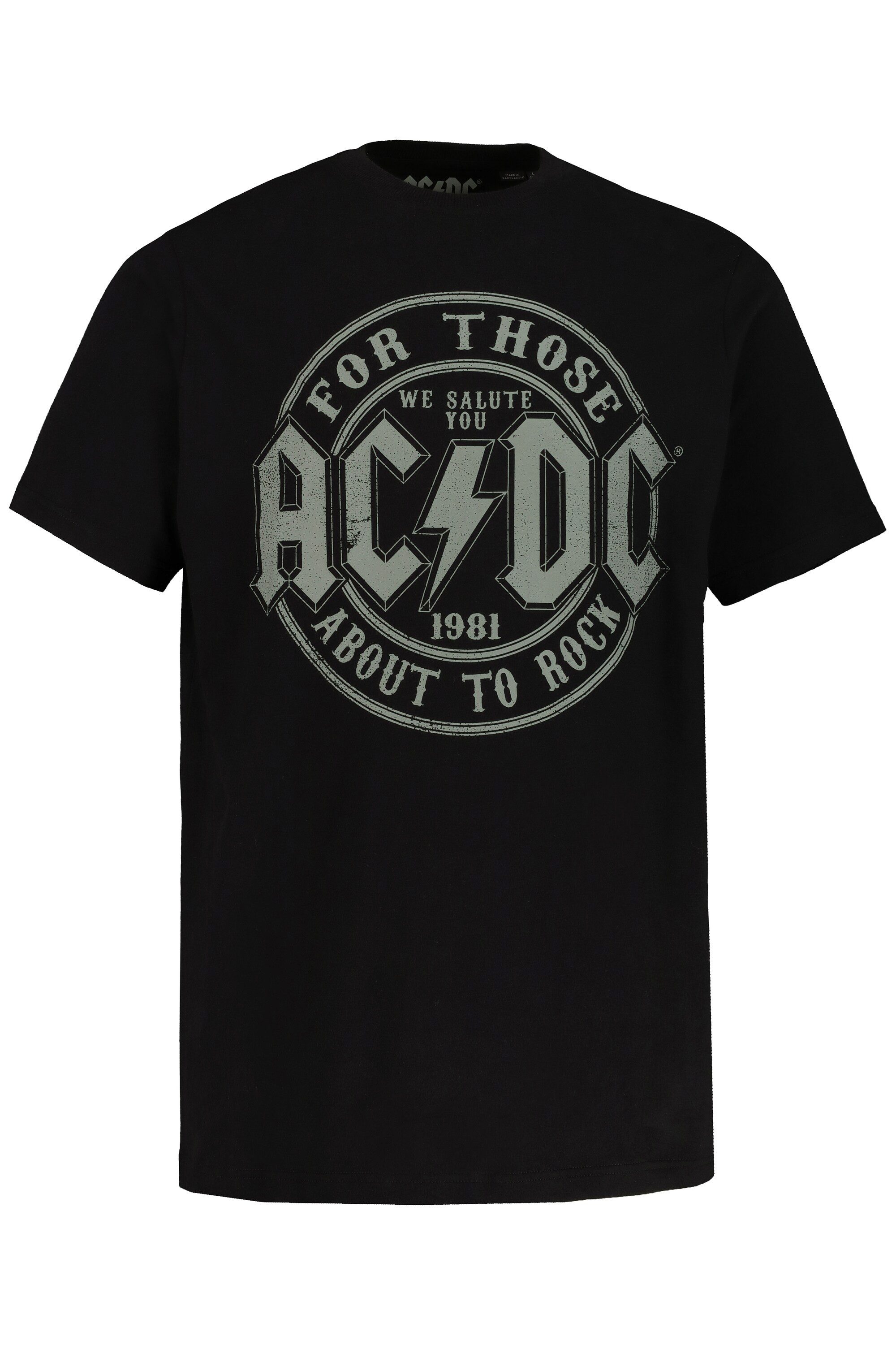 JP1880 T-Shirt T-Shirt Bandshirt AC/DC Halbarm günstig online kaufen