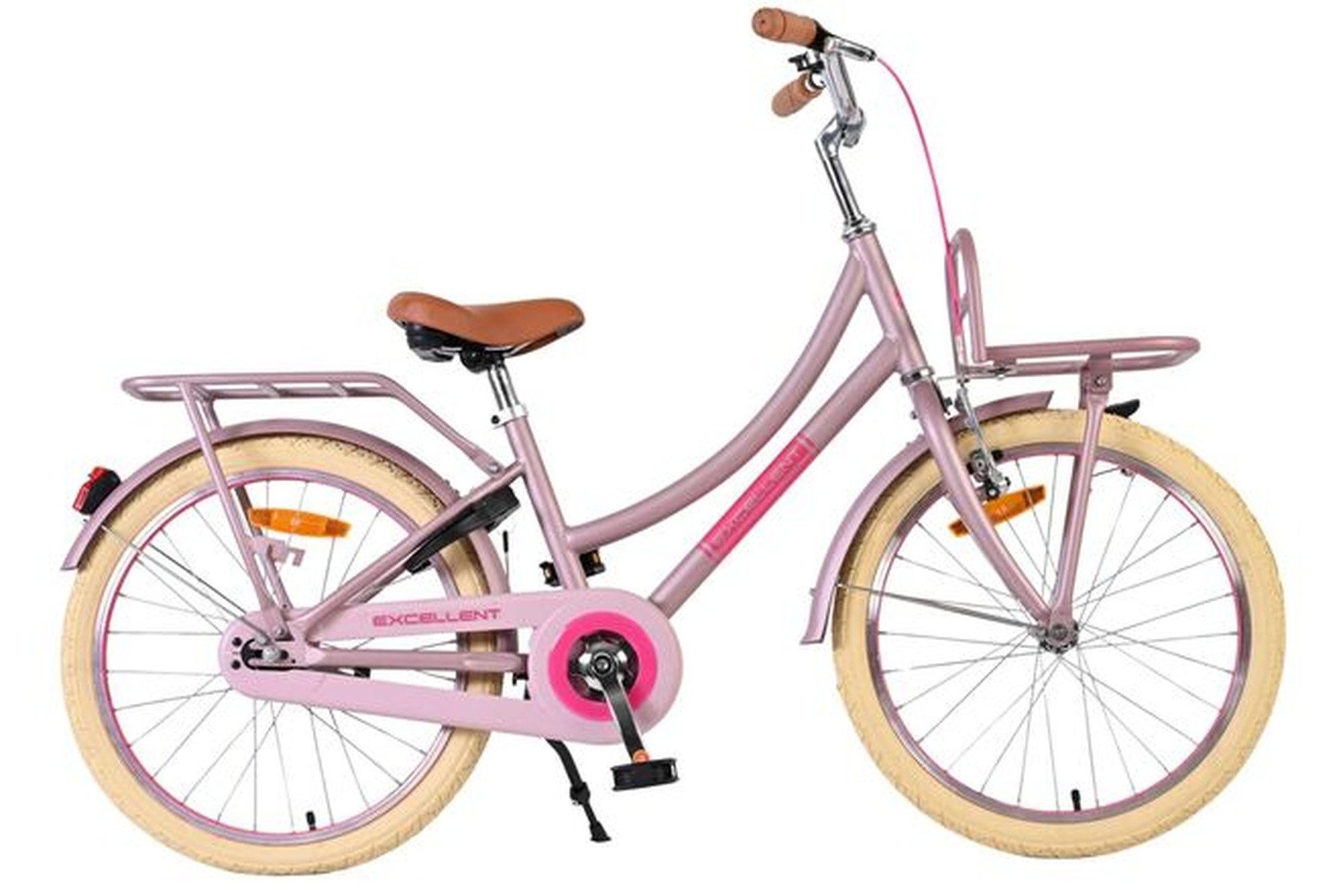 Volare Kinderfahrrad Excellent Kinderfahrrad - Mädchen - 20 Zoll - Matt Pink