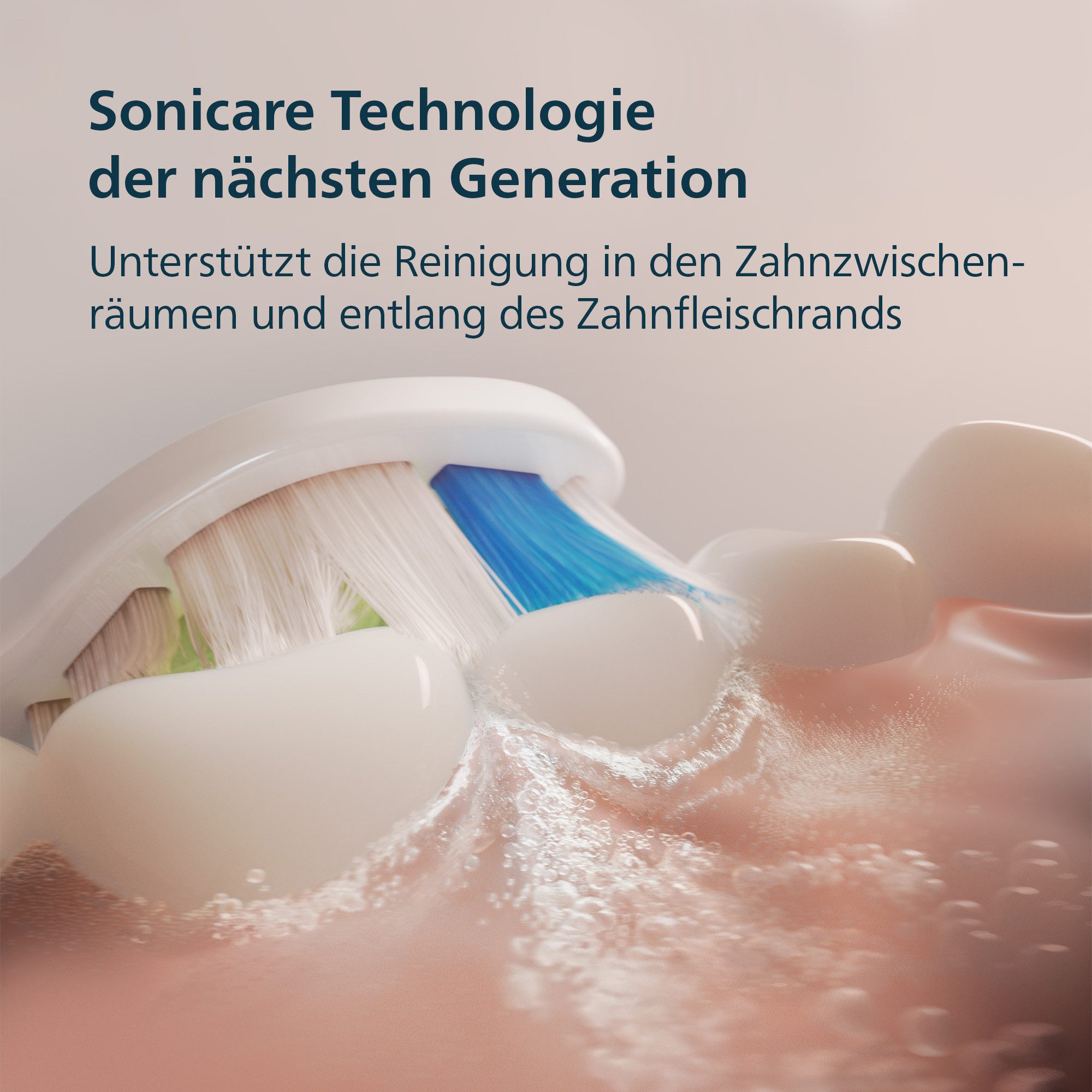 Philips Sonicare Elektrische Zahnbürste Series 3100, mit Drucksensor, 3 Intensitätsstufen, inkl. Reiseetui und Ladegerät