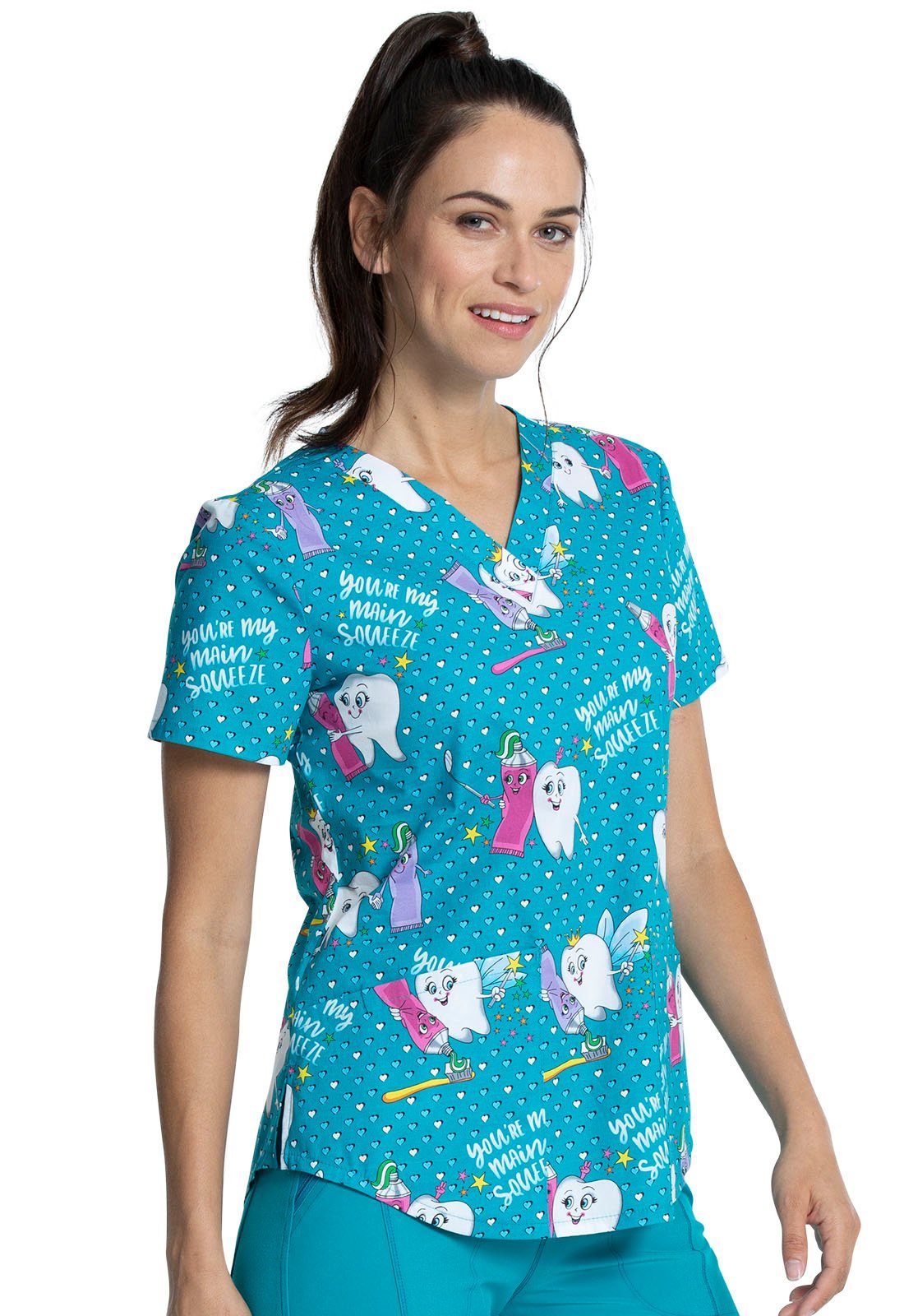 Cherokee Funktionsbluse Bunt bedruckter Damen Kasack mit Motiv Kasack mit Muster