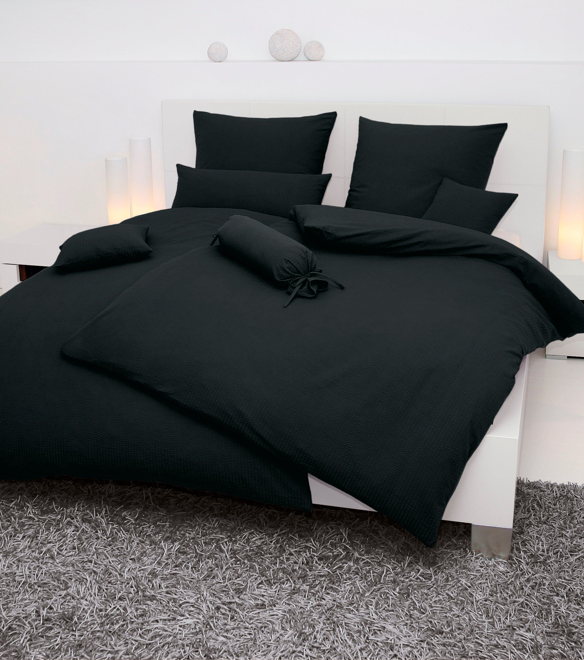 Schwarze Bettwäsche online kaufen » Bettbezug | OTTO
