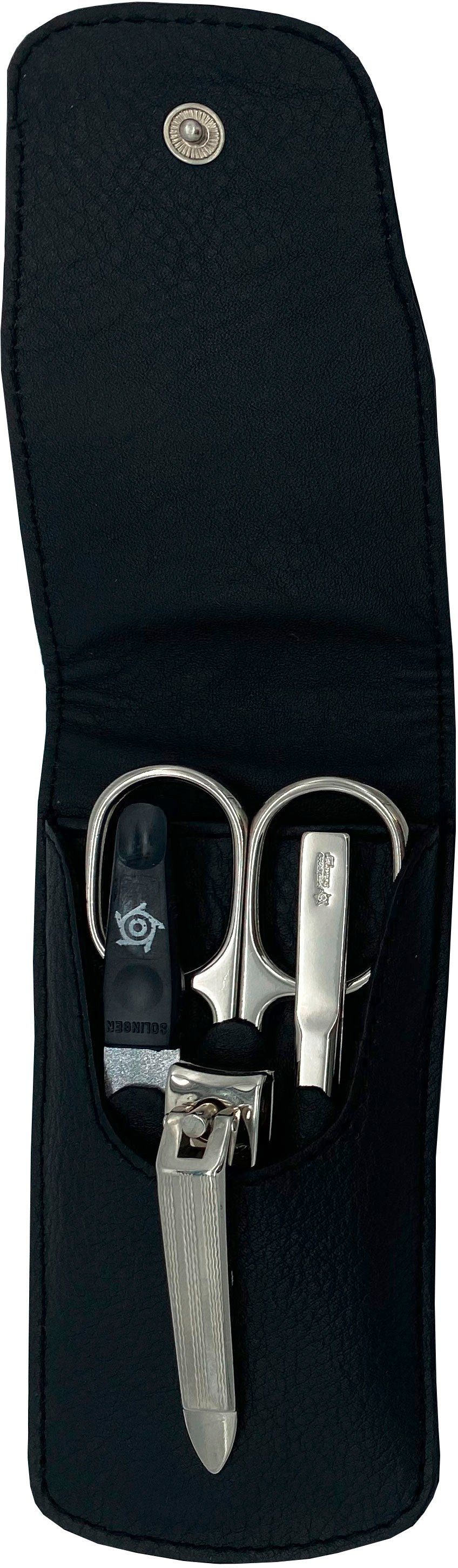 PFEILRING Maniküre-Etui, 4 tlg., Nappaleder