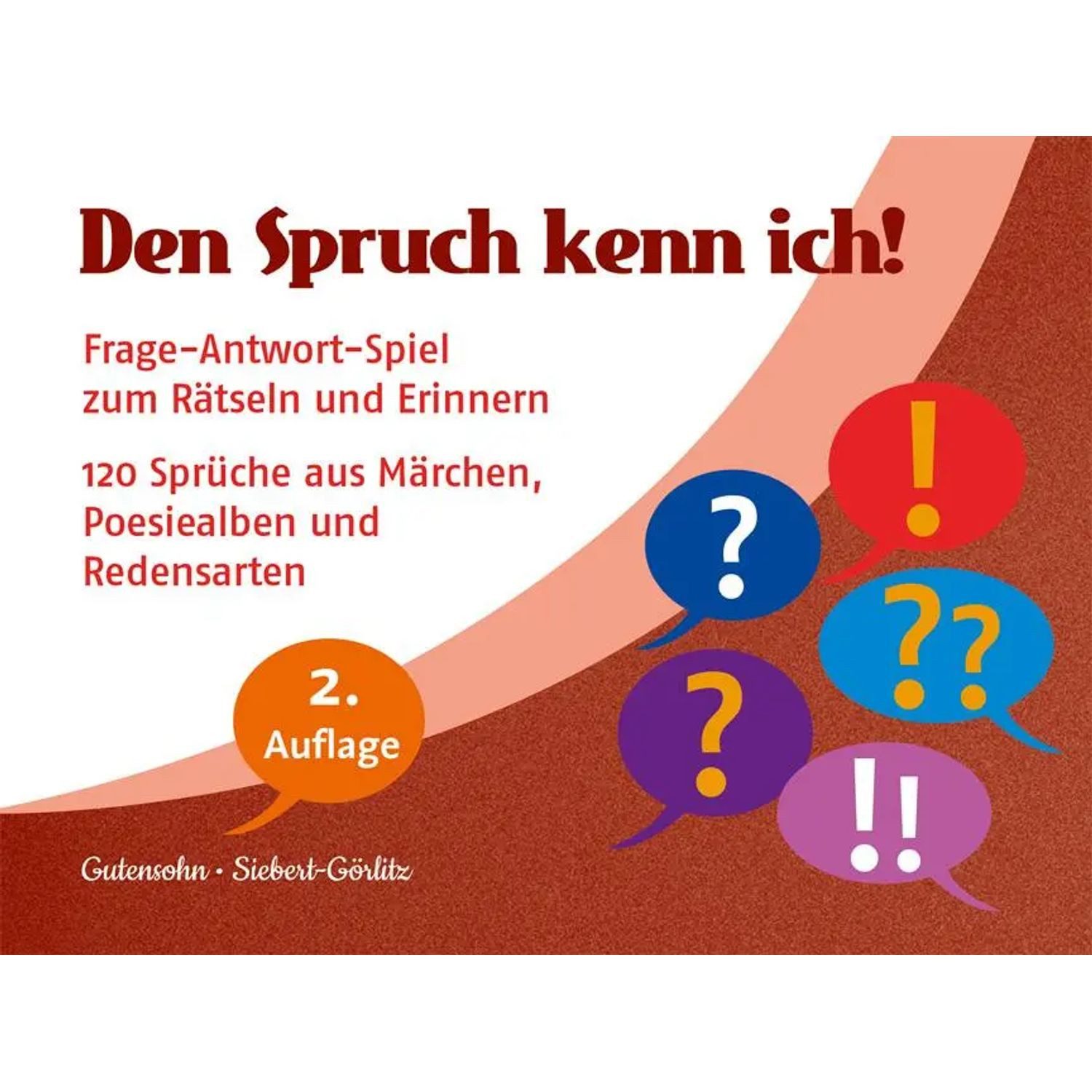 ERNST Spiel Den Spruch kenn ich!