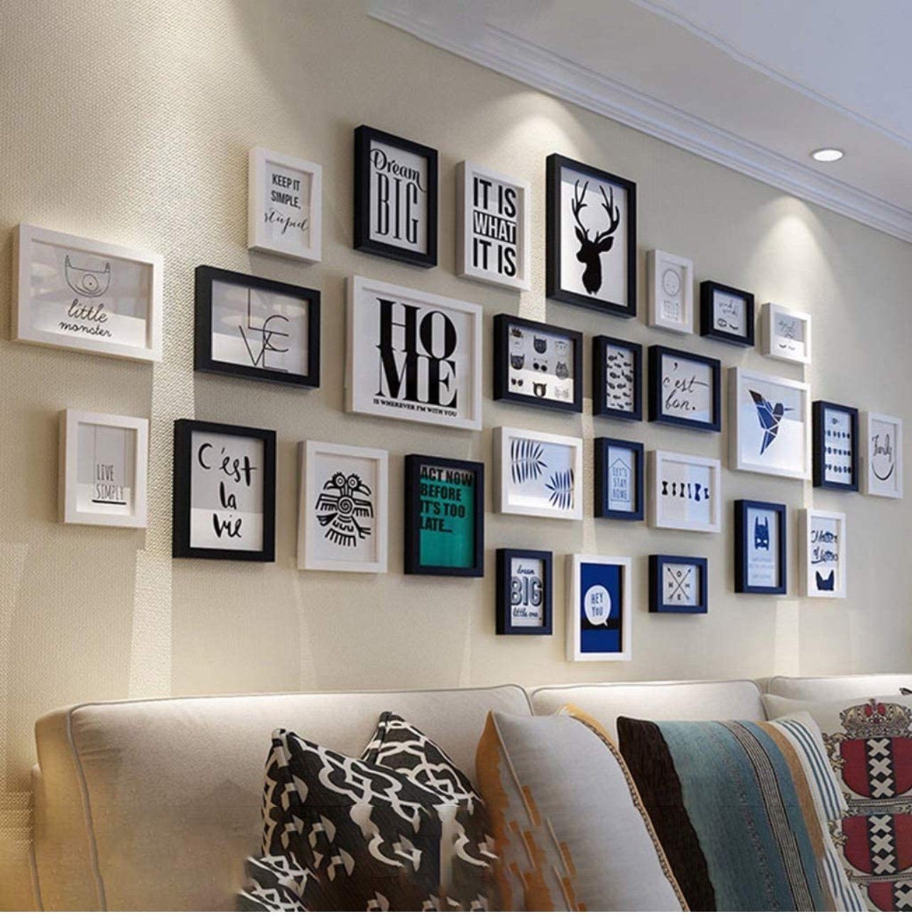 little dove Bilderrahmen Bilderrahmen-Set Fotowand hölzerne Fotorahmenwand günstig online kaufen