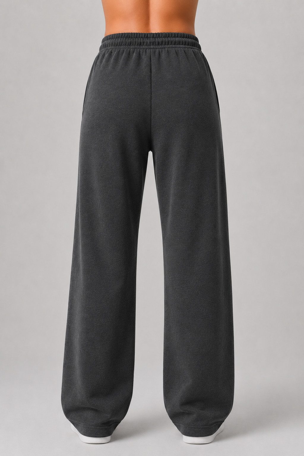 R-CAMP Sweathose Jogginghose Damen Weites Bein Hosen (Packung, 1-tlg., Jogginghose für Damen) Weite Sweathose aus Baumwolle Bequeme Freizeithose