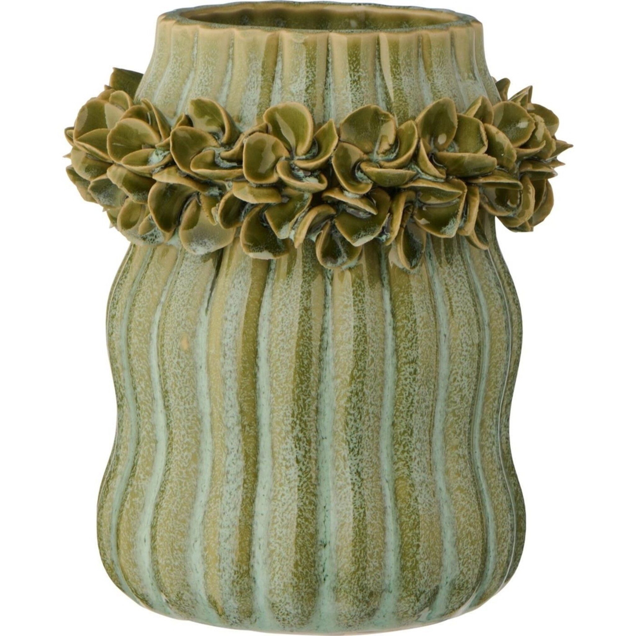 Dekovase Vase Schmuck Hortensien