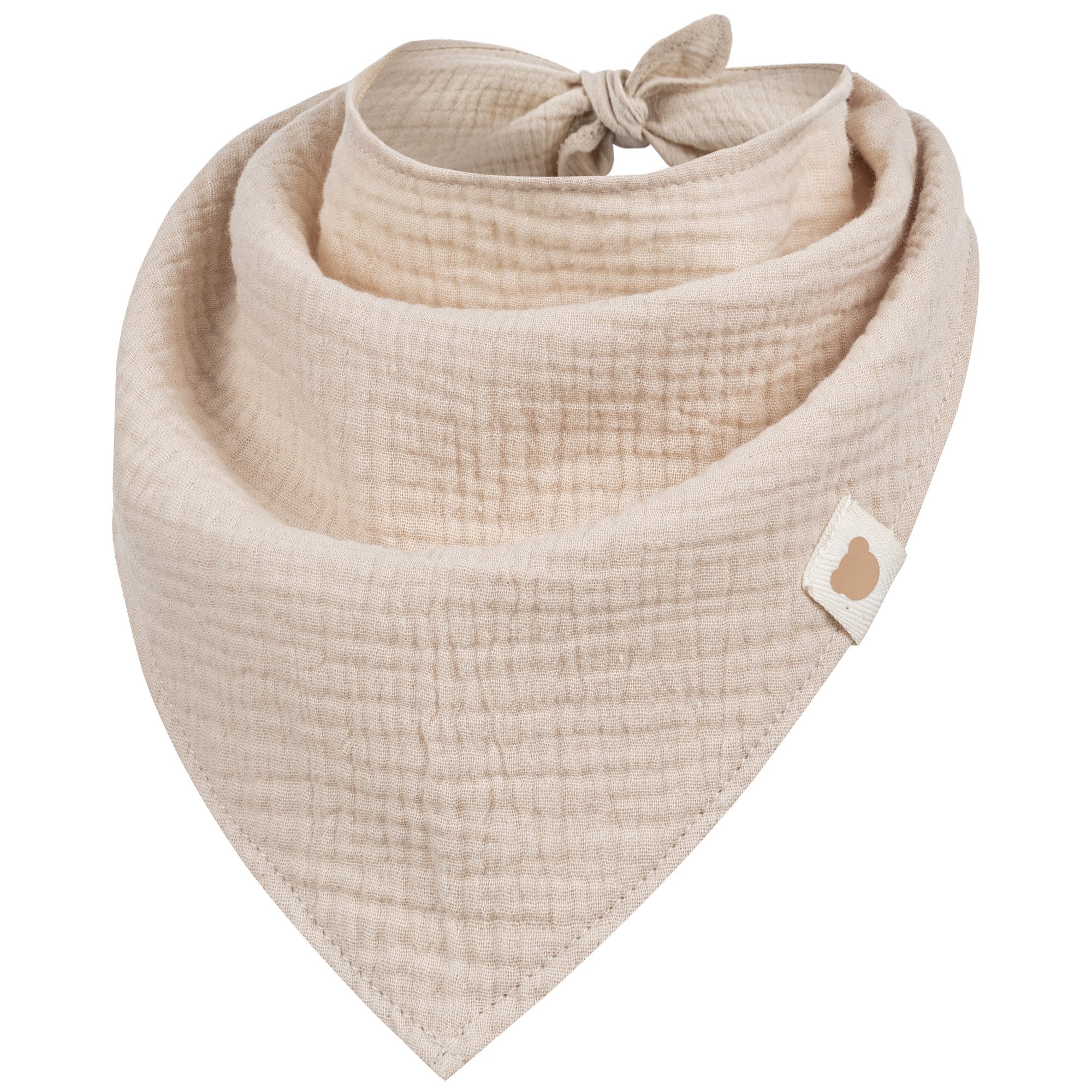 Smarilla Halstuch Dreieckstuch Bindetuch Kopftuch Uni Mädchen Junge Baby Musselin