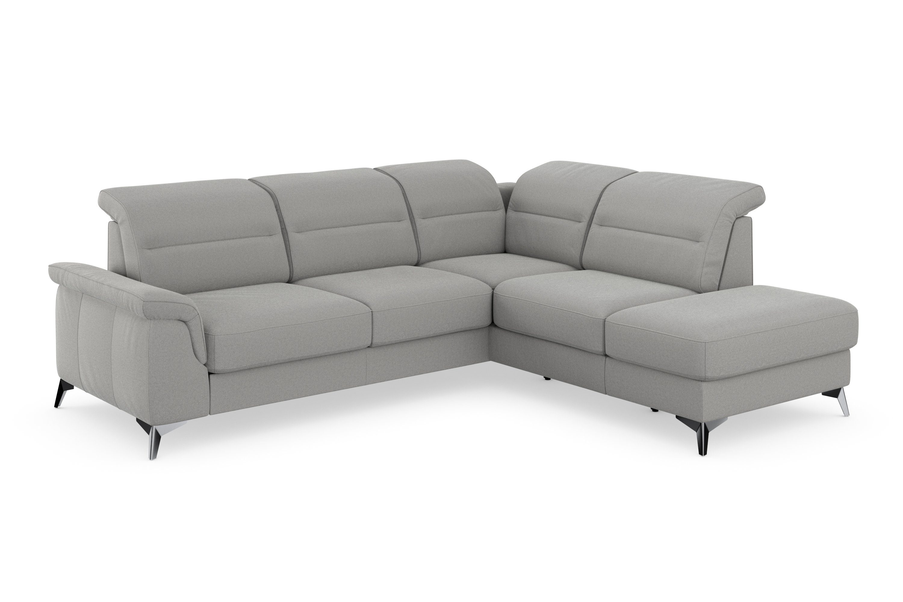 sit&more Ecksofa Sinatra, Armteilfunktion mane, Kopfteilverstellung mit optional mit und