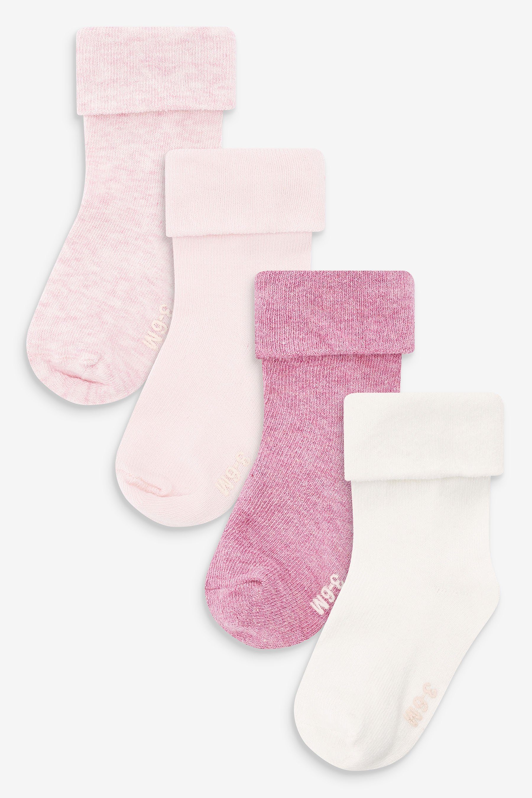 Next Kurzsocken Babysocken mit Umschlag, 4er-Pack (4-Paar)