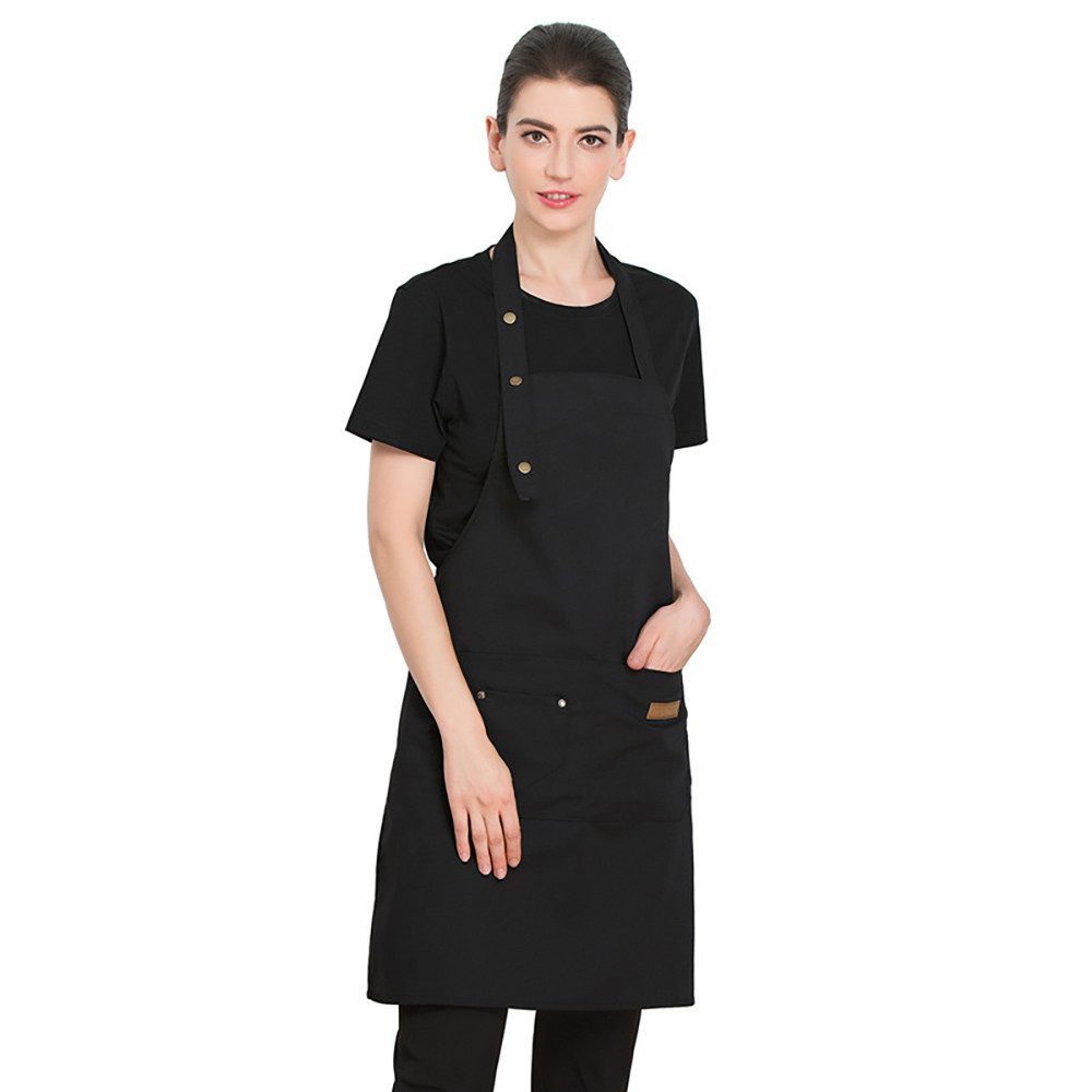AURIVION Kochschürze Werkenschürze Kochschürze Damen Herren 1-teilig, (Set, 1-tlg., 1 x Kochschürze / Grillschürze für Damen und Herren), Geeignet für Küche, Grill und Werkstatt
