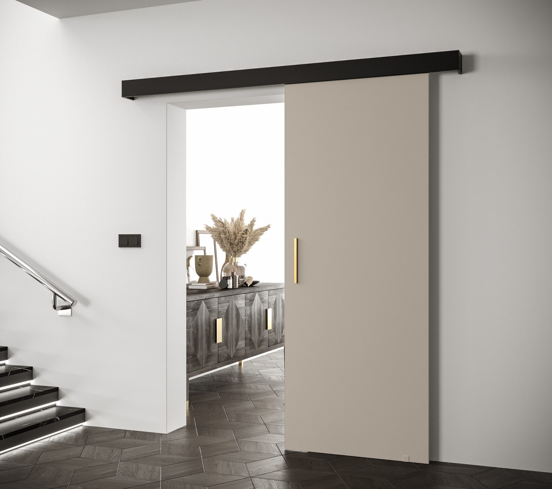 ABIKS MÖBEL Schiebetür Innenschiebetür Schiebetür Schiebetürsystem SALWADOR günstig online kaufen