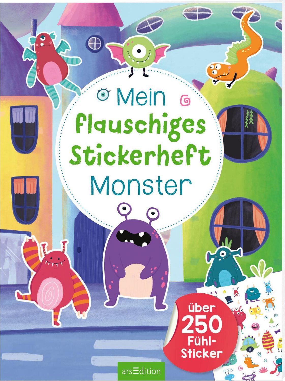 Mein flauschiges Stickerheft – Monster / diverse