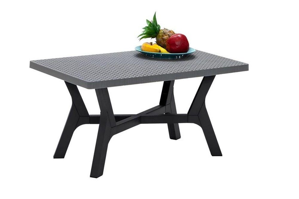 JVmoebel Gartentisch Grauer Gartentisch Moderner Lofttisch Exklusive Möbel, Made in Europa
