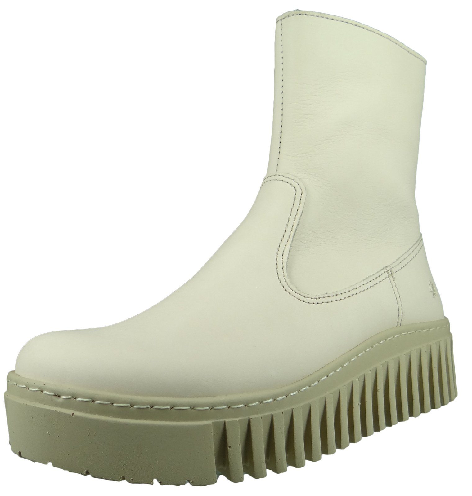 1531 Brighton Grass Waxed Cream Stiefelette