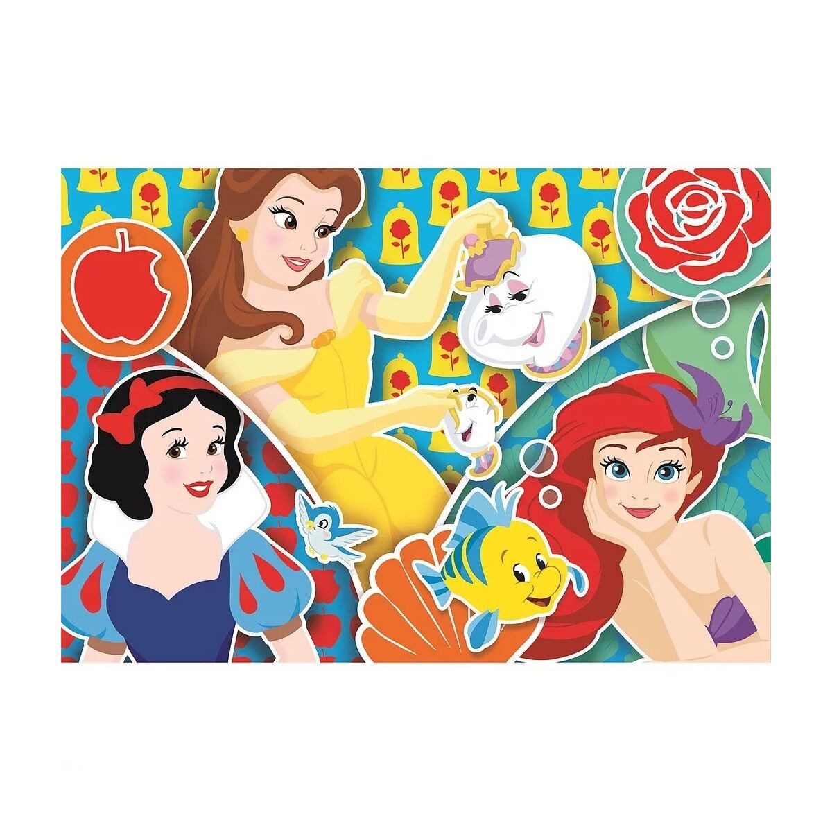 Clementoni® Lernspielzeug Disney Prinzessin 2x20 Teile Puzzle Clementoni