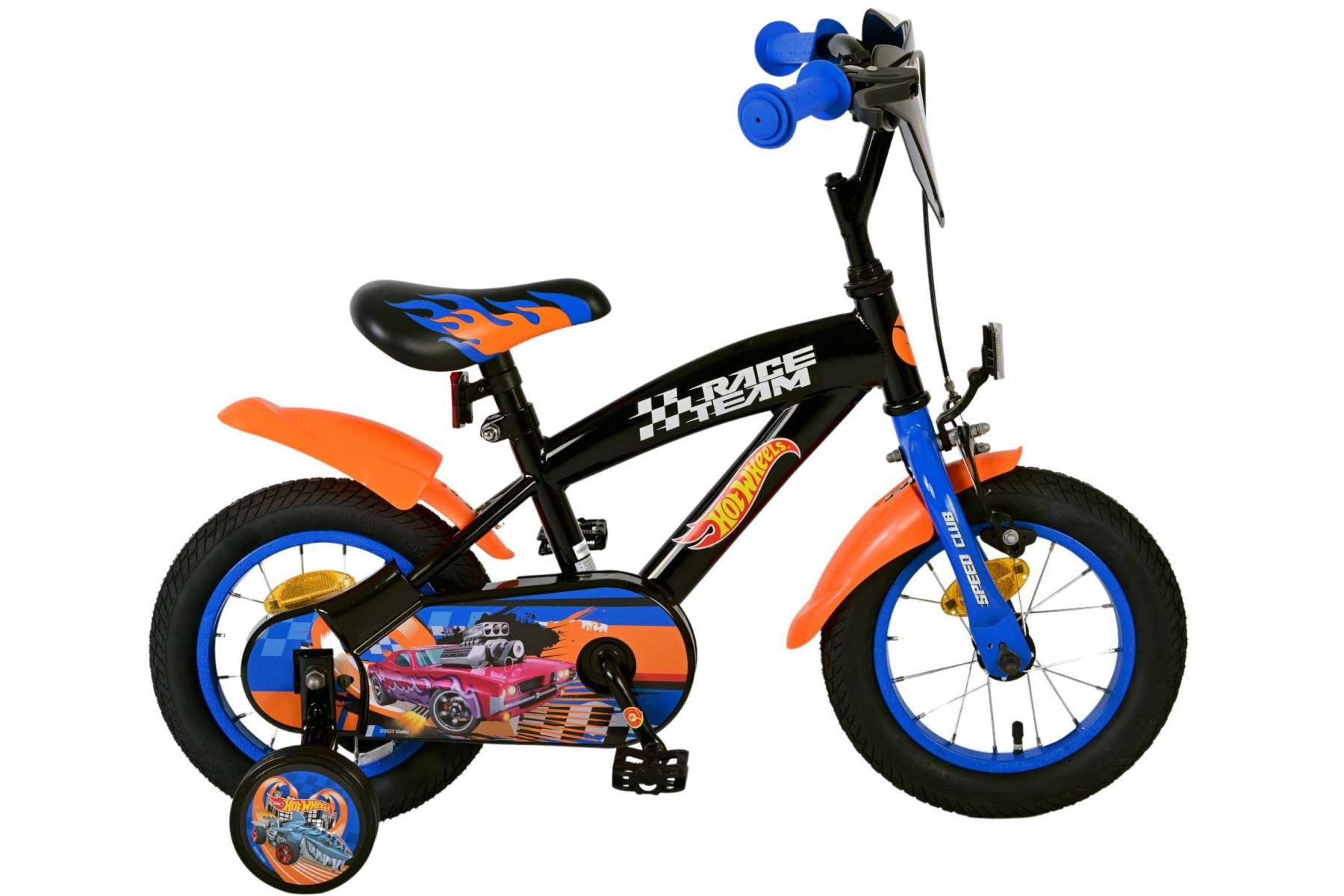 Kinderfahrrad Volare Hot Wheels Kinderfahrrad für Jungen - 12 Zoll in Schwarz