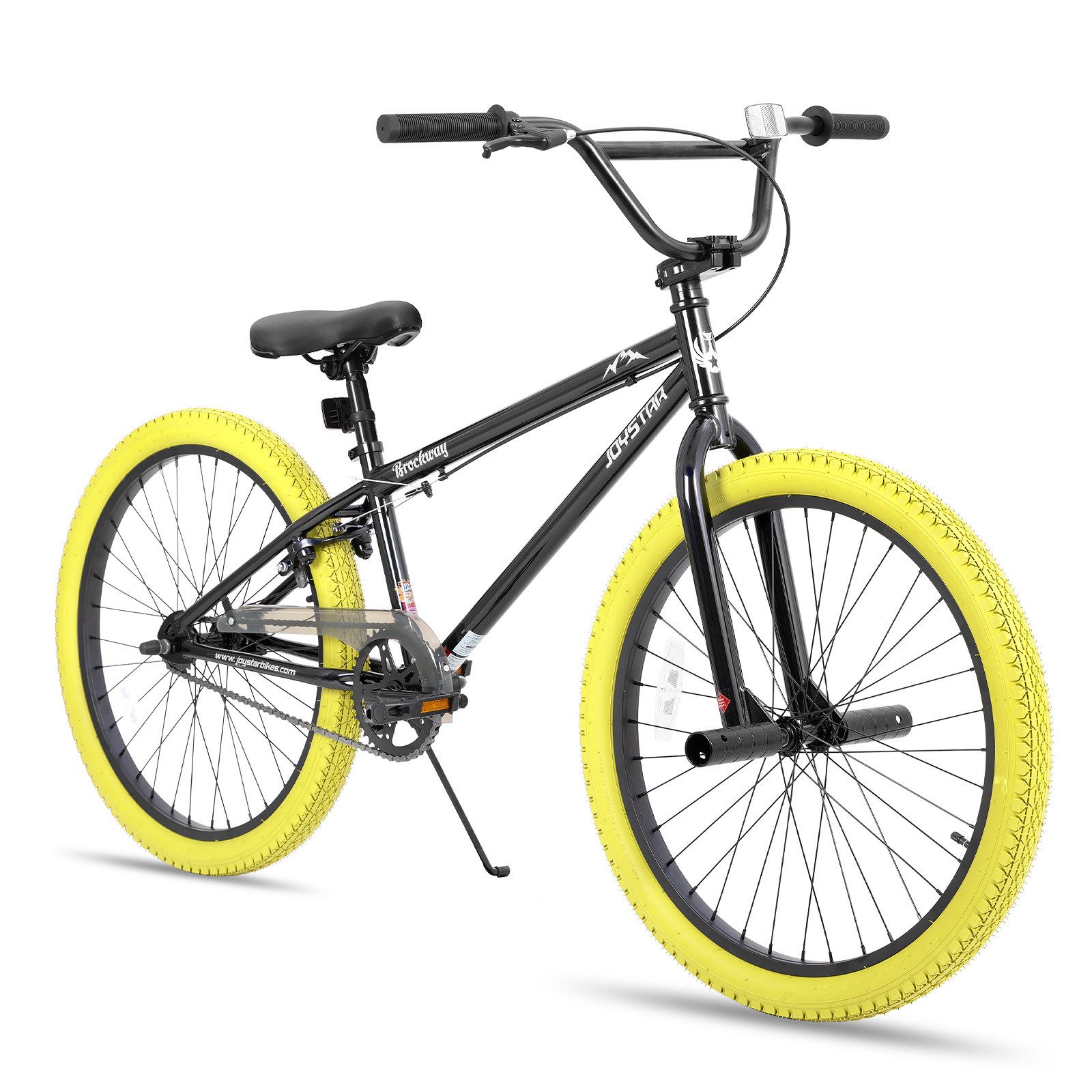 JOYSTAR Kinderfahrrad 20 Zoll BMX Fahrrad für Jungen Mädchen im Alter von 6-12 Jahren, Freestyle, Doppelbremsen, 2 pegs, Kettenschutz, Singlespeed