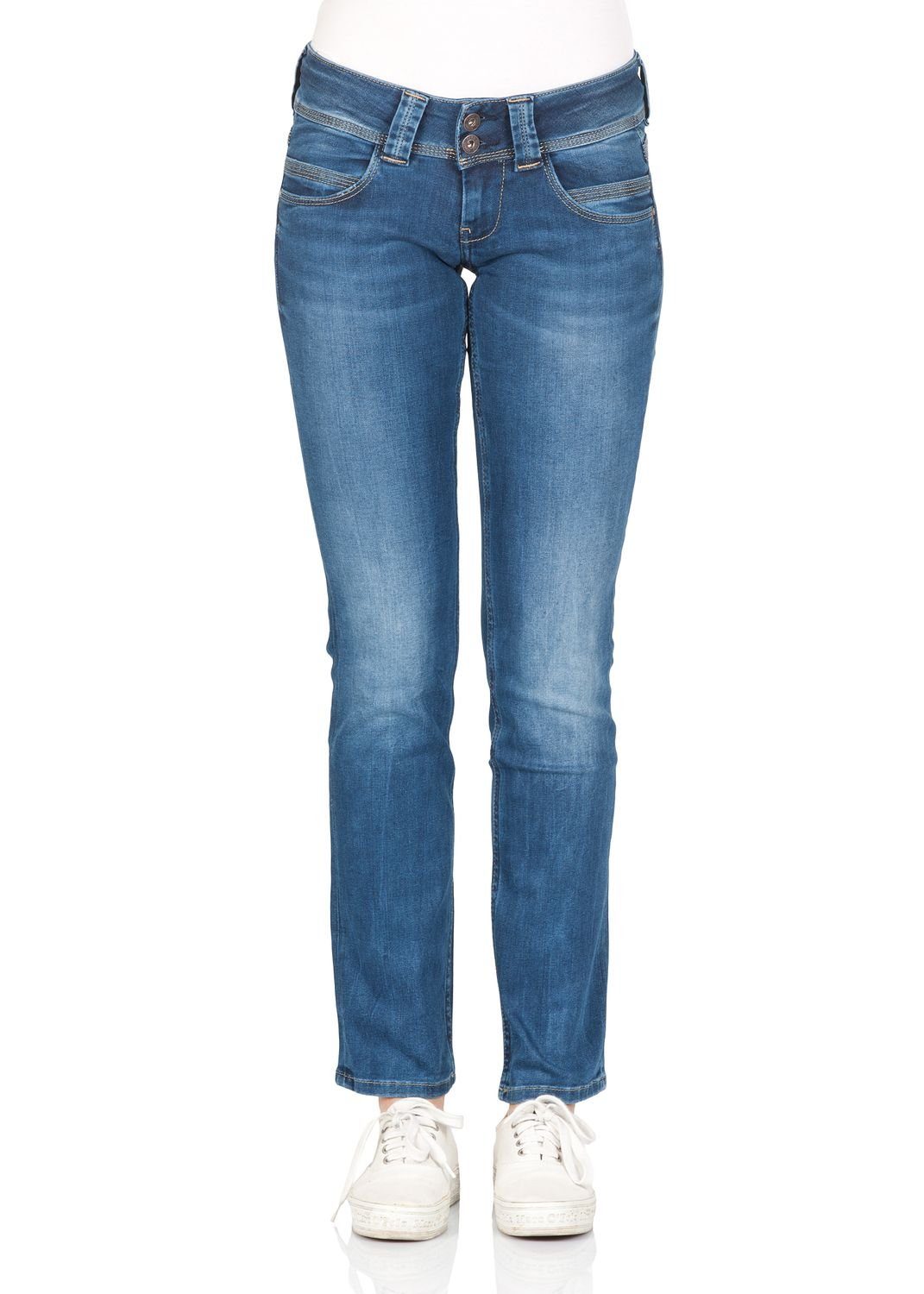 Straight-Jeans Pepe Stretch Jeans mit Venus