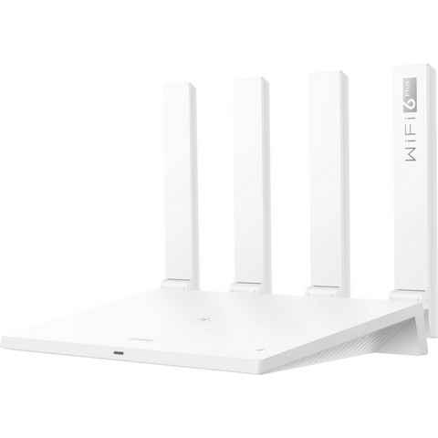 Huawei WiFi AX3 (Dual Core) WLAN-Router, Router Weiß (WiFi 6 802.11ax, Dual-Band, bis zu 3.000 Mbit/s)