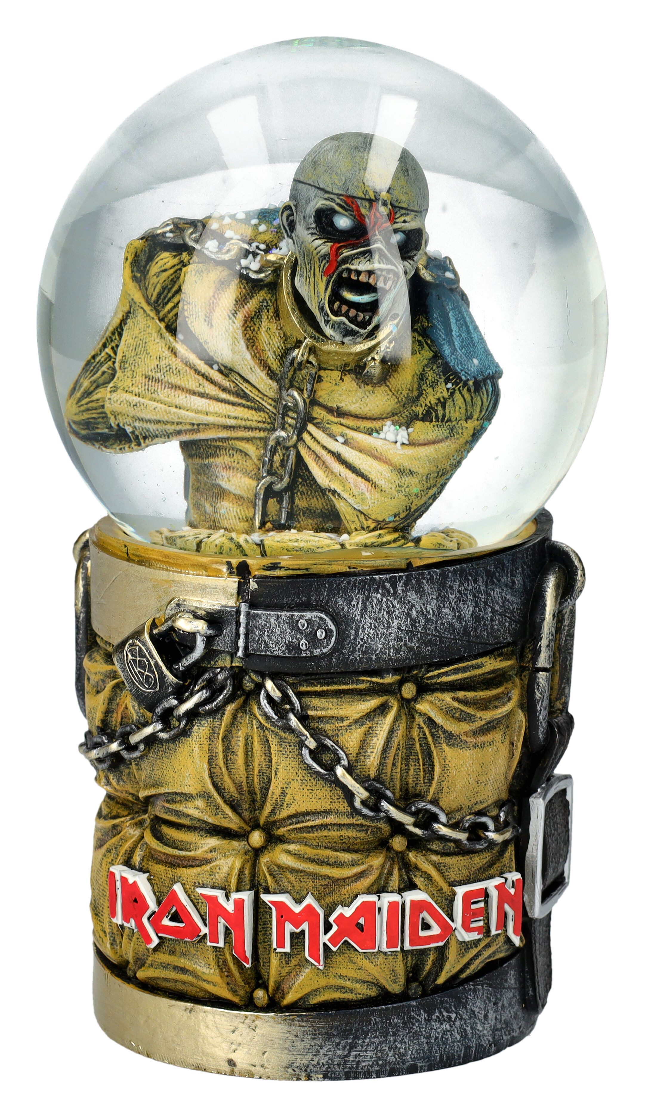 Figuren Shop GmbH Schneekugel Schneekugel Iron Maiden - Eddie Piece of Mind - Dekoration Merchandise