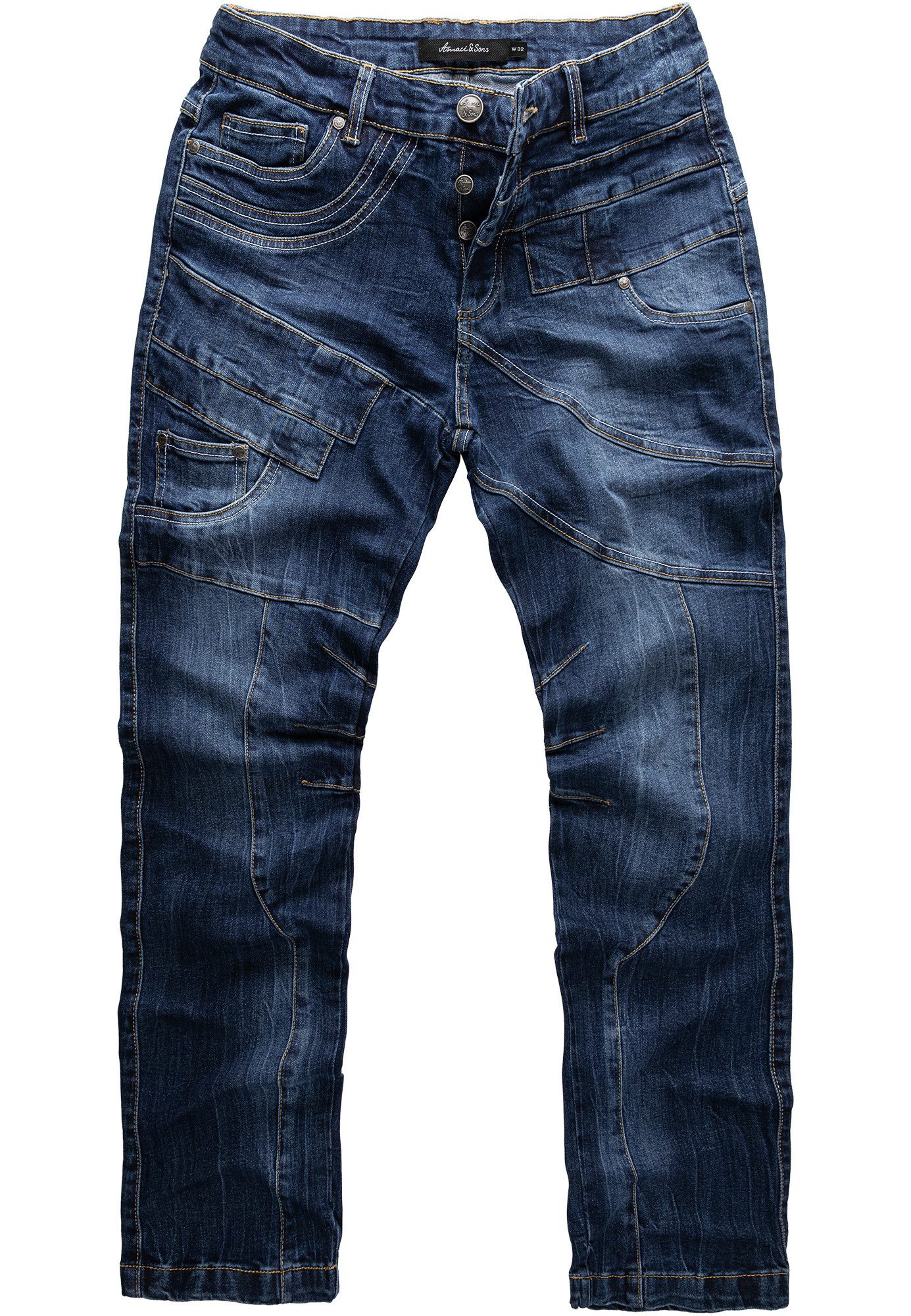 Amaci&Sons Stretch-Jeans KAUAI Regular Slim Jeans günstig online kaufen